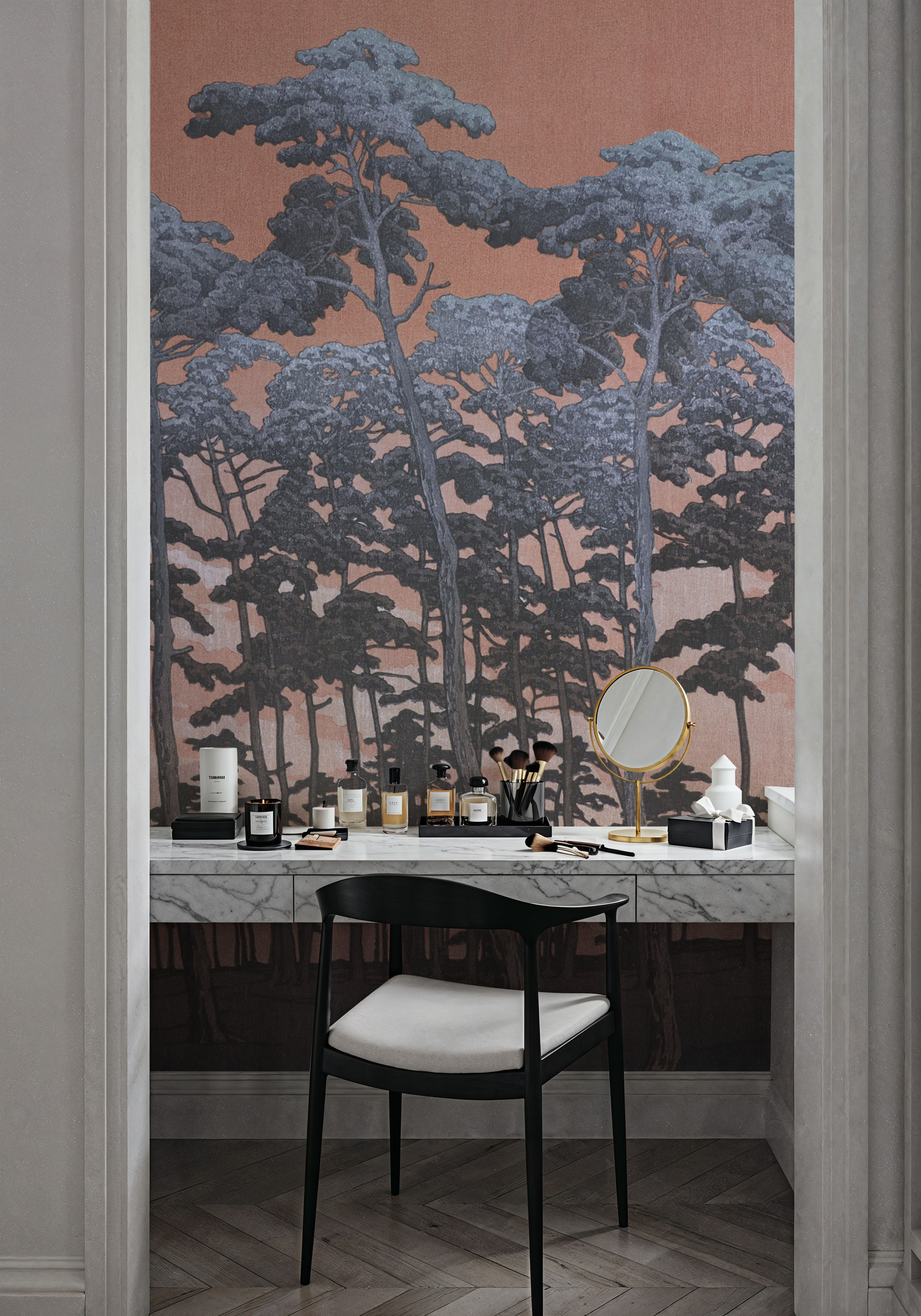 Tranquil Pinescape, Sunset