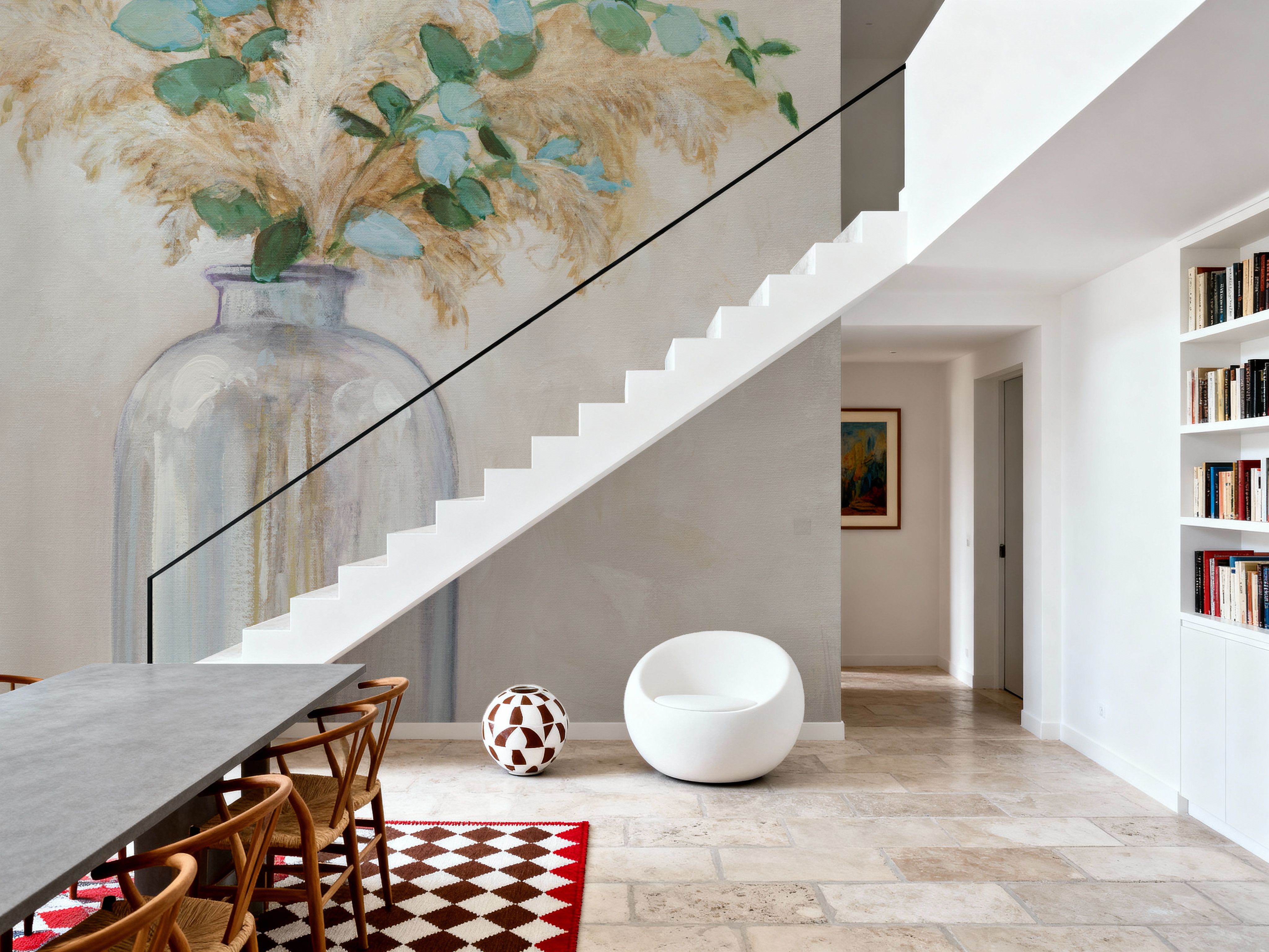 Pampas and Eucalyptus Bouquet