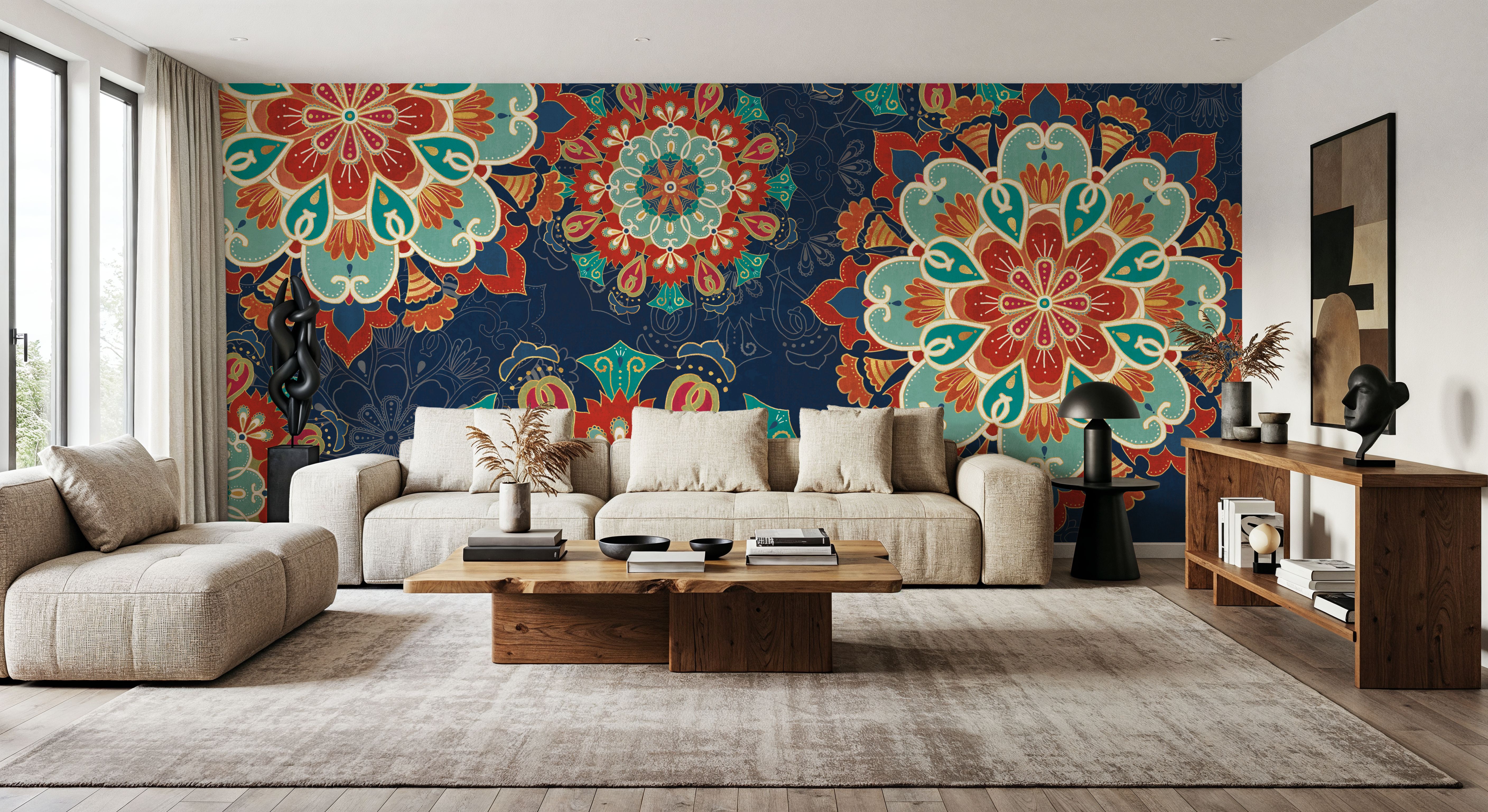 Folk Floral VIII Dark