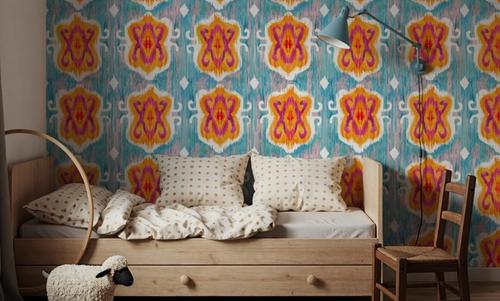 Purple Blossom Ikat