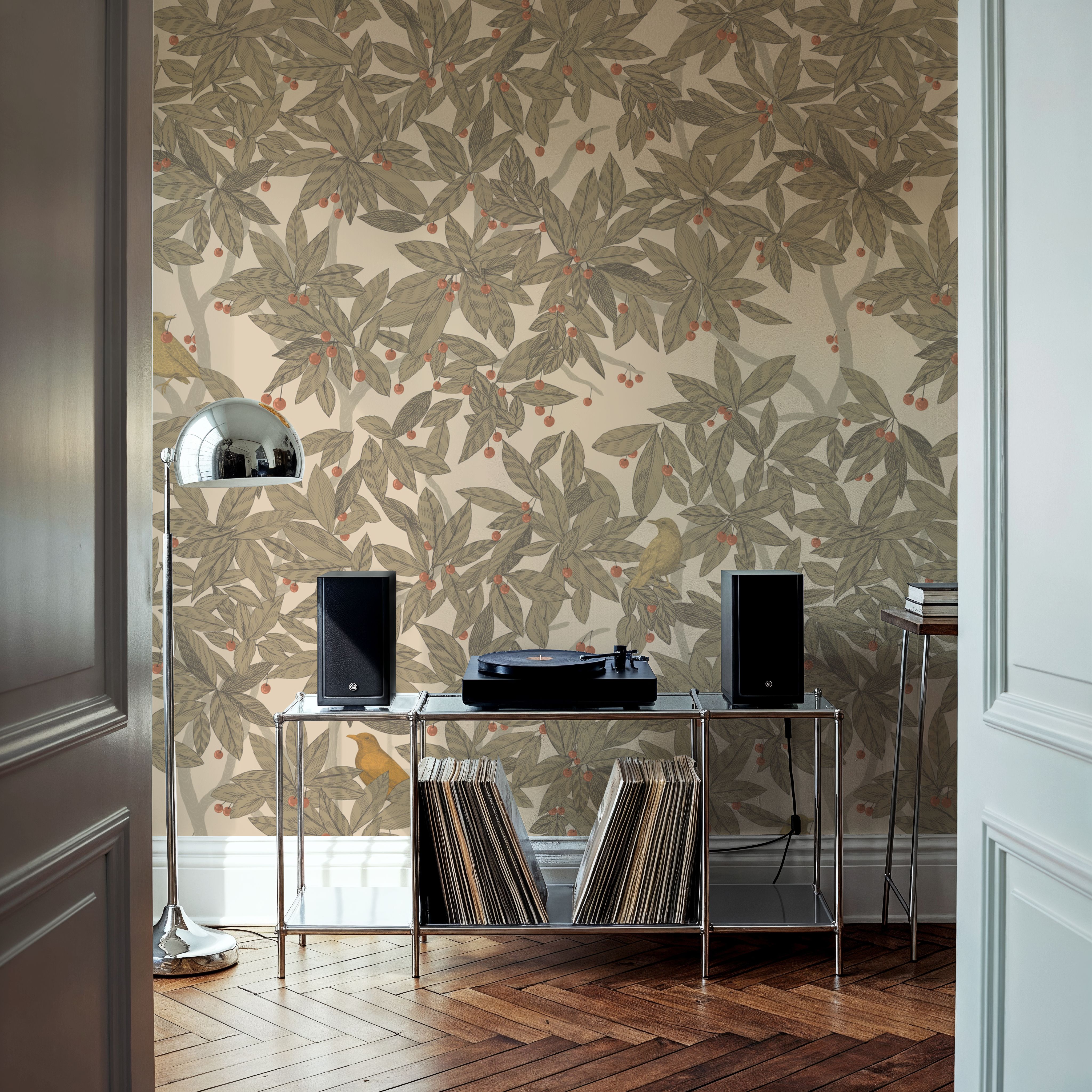 Cherry Tree Birds, Green