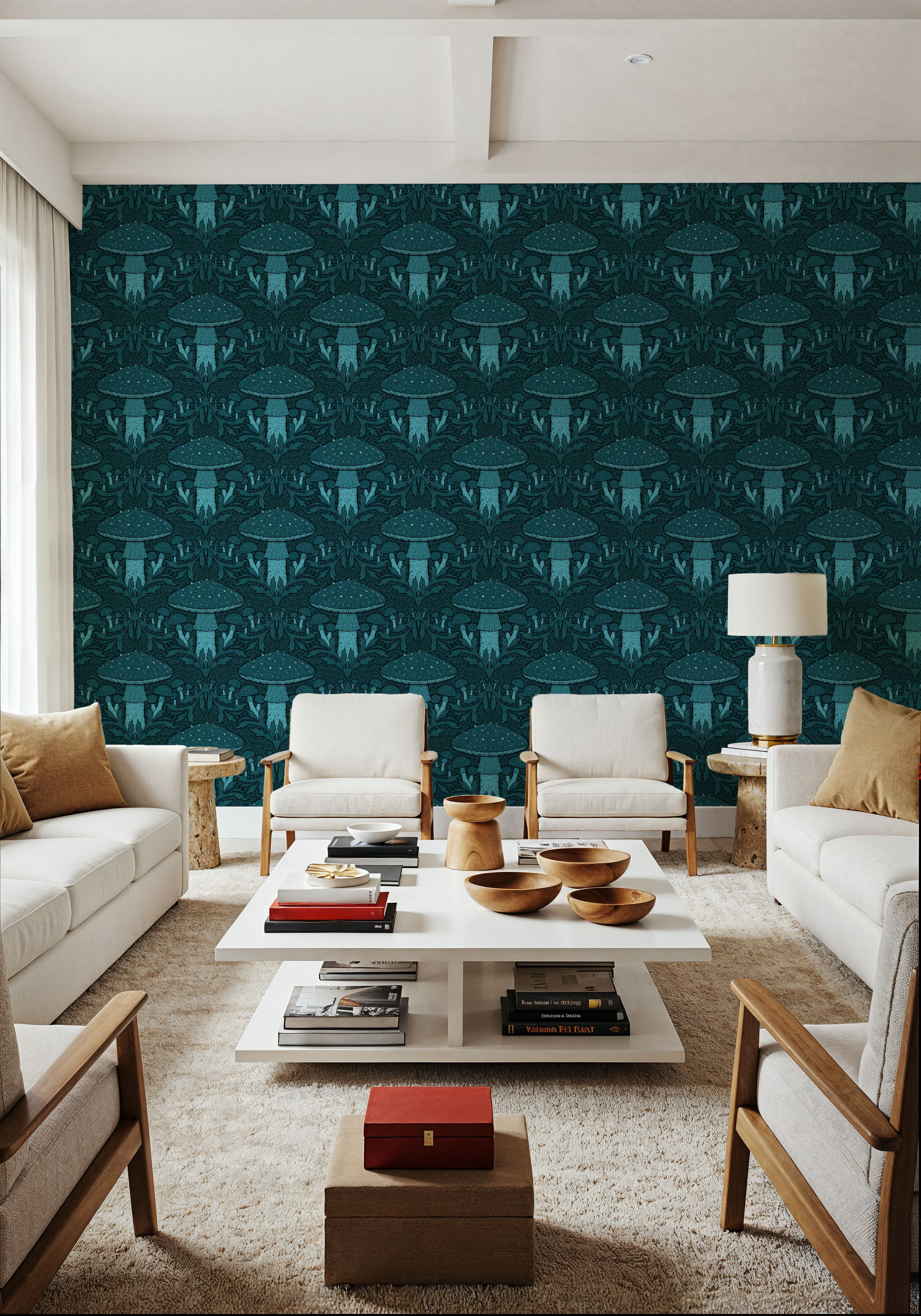 Heritage Toadstool, Blue