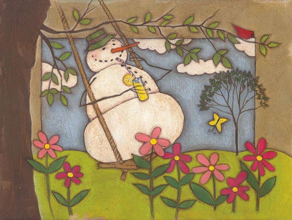 Seasonal Snowman VI