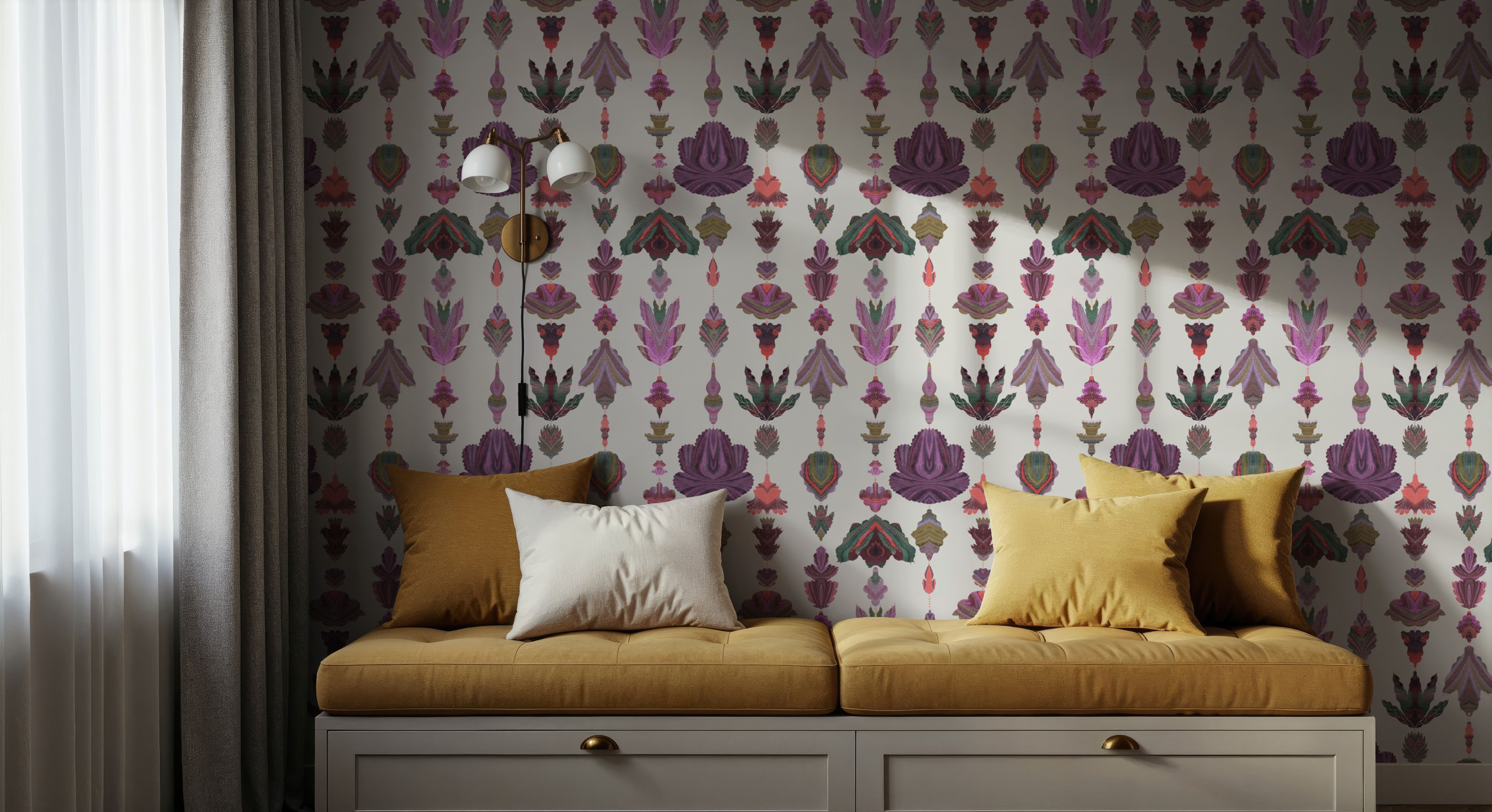 Marble Flowers, Periwinkle