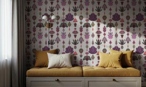 Marble Flowers, Periwinkle