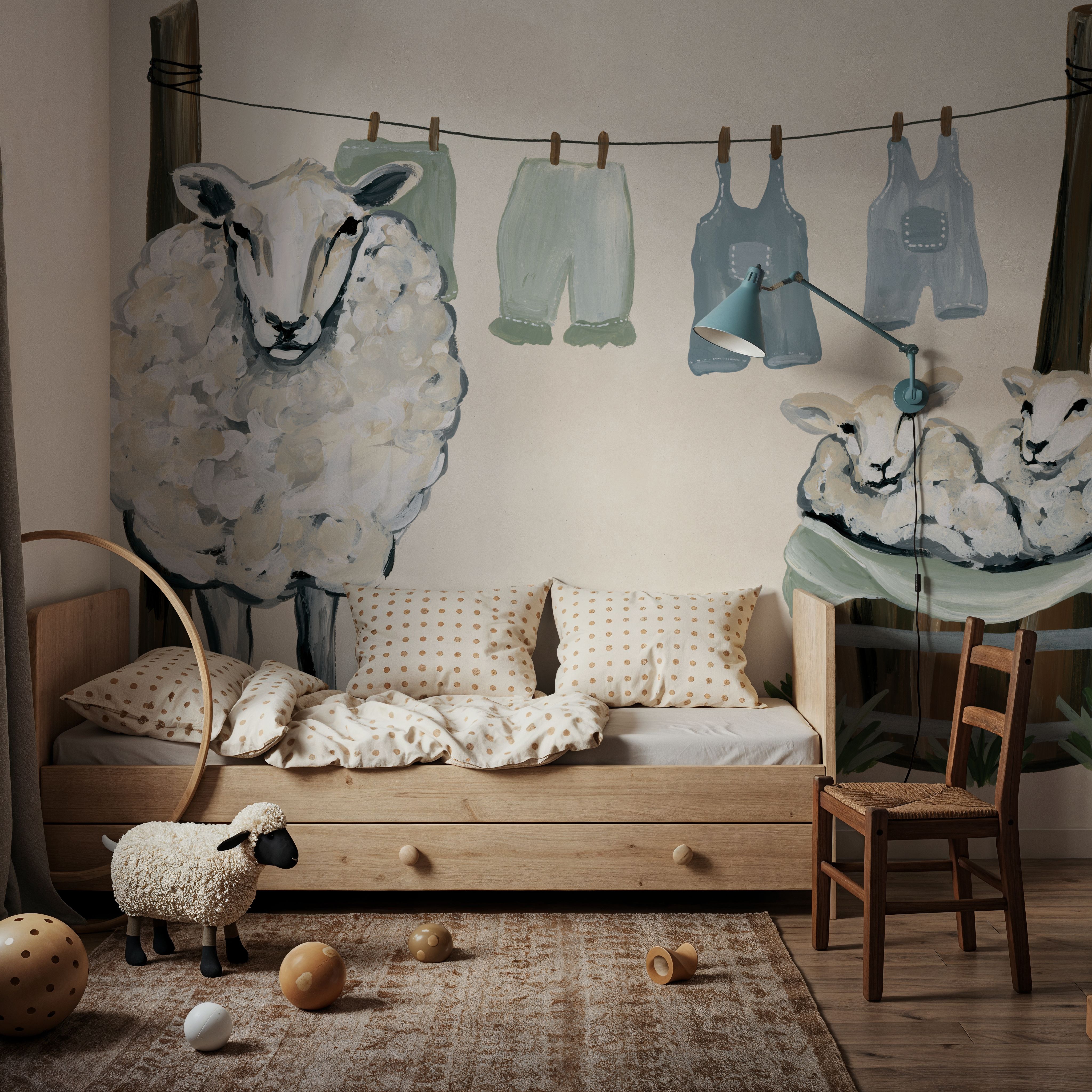 Clothesline Sheep