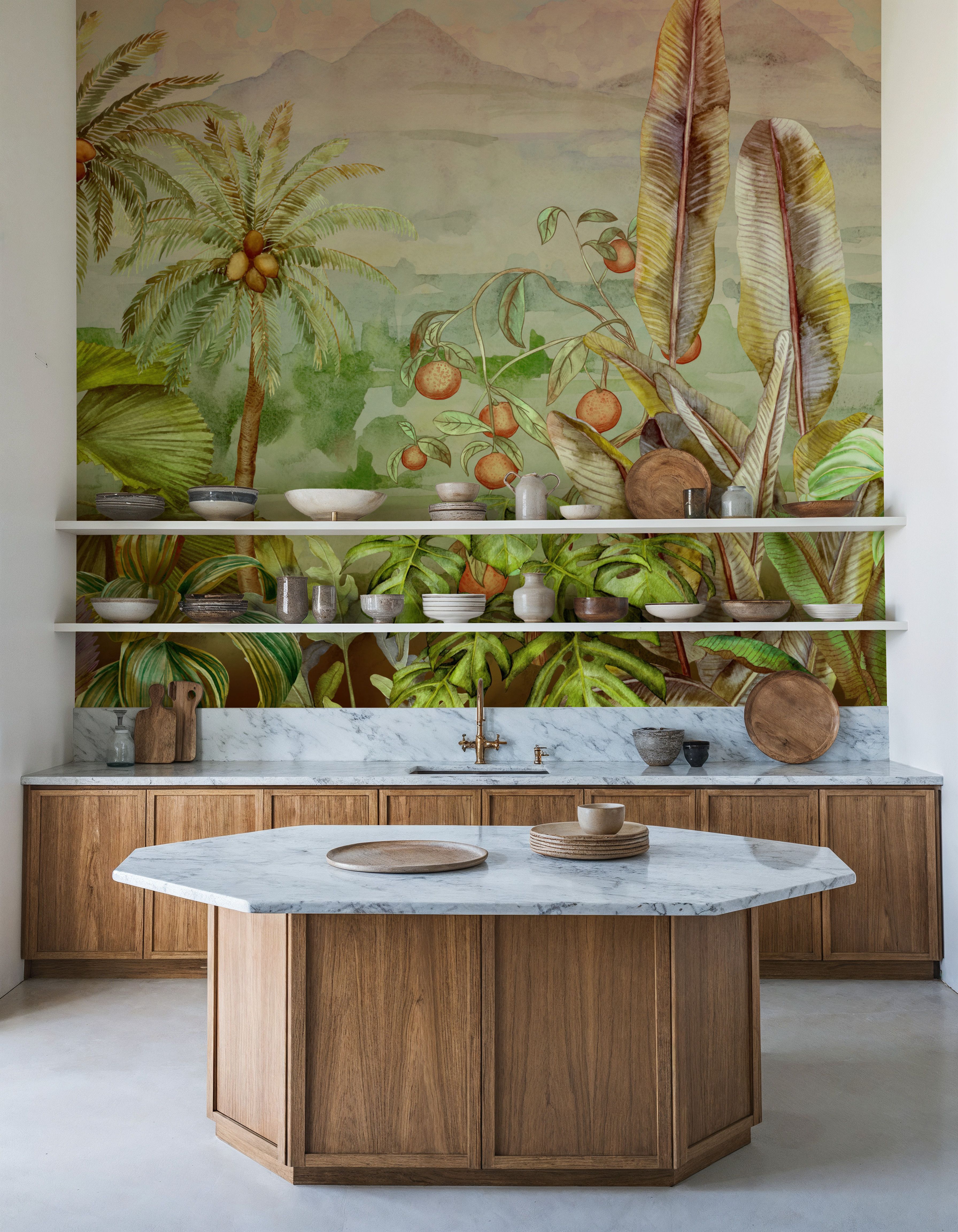 Tropical Green Twilight