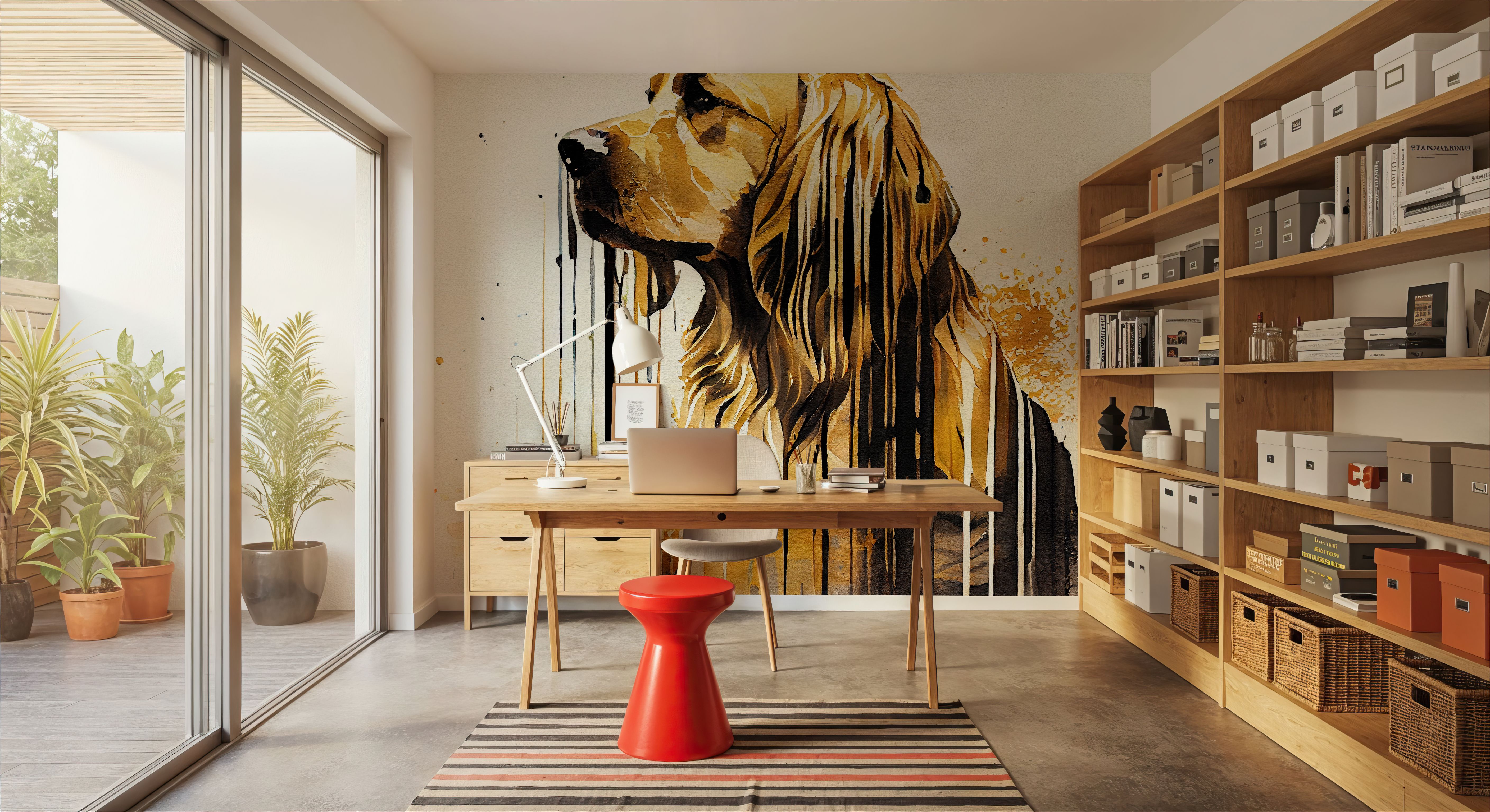 Watercolor Golden Retriever