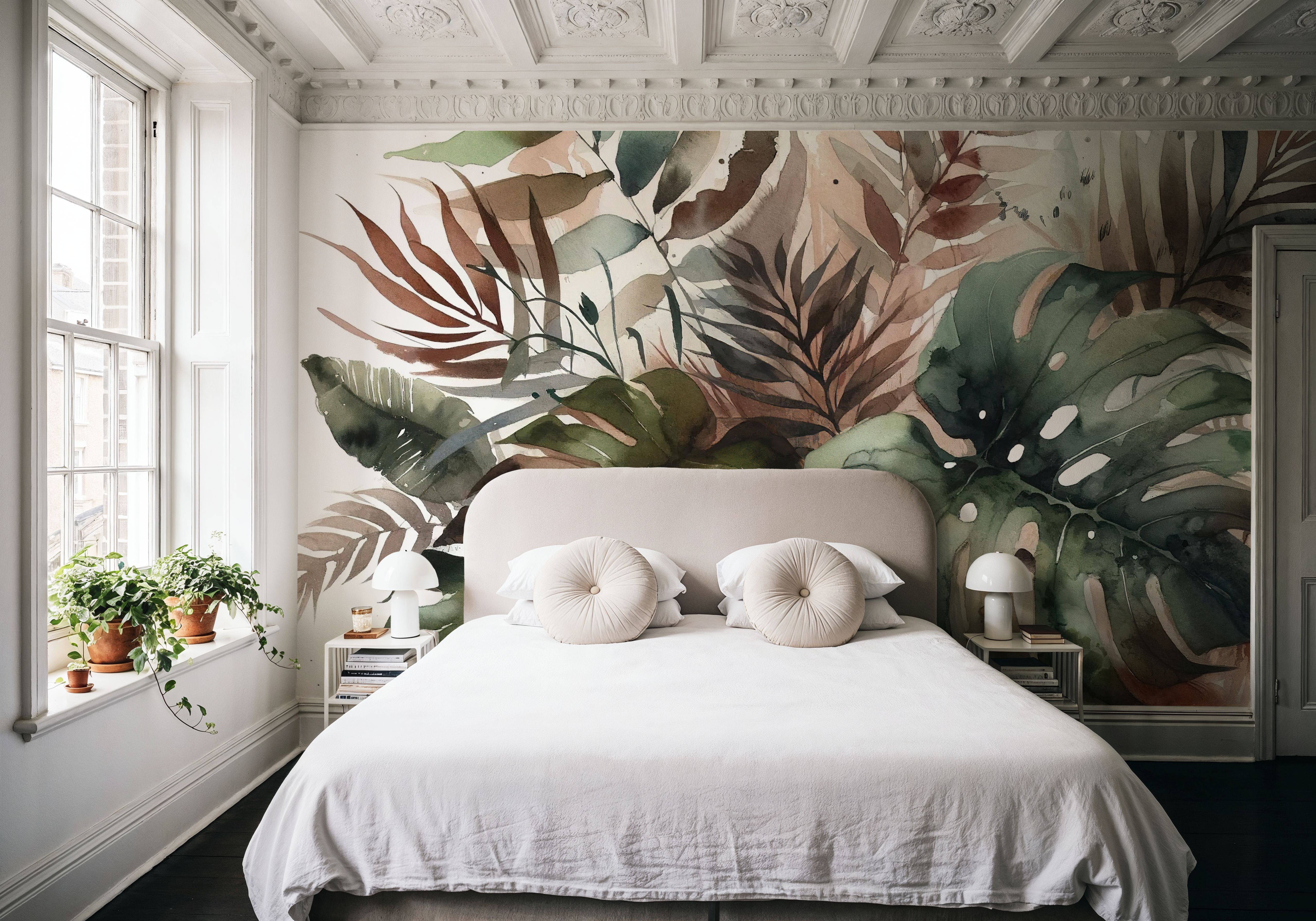 Tropical Rains on Monstera Leaves, Tapeten