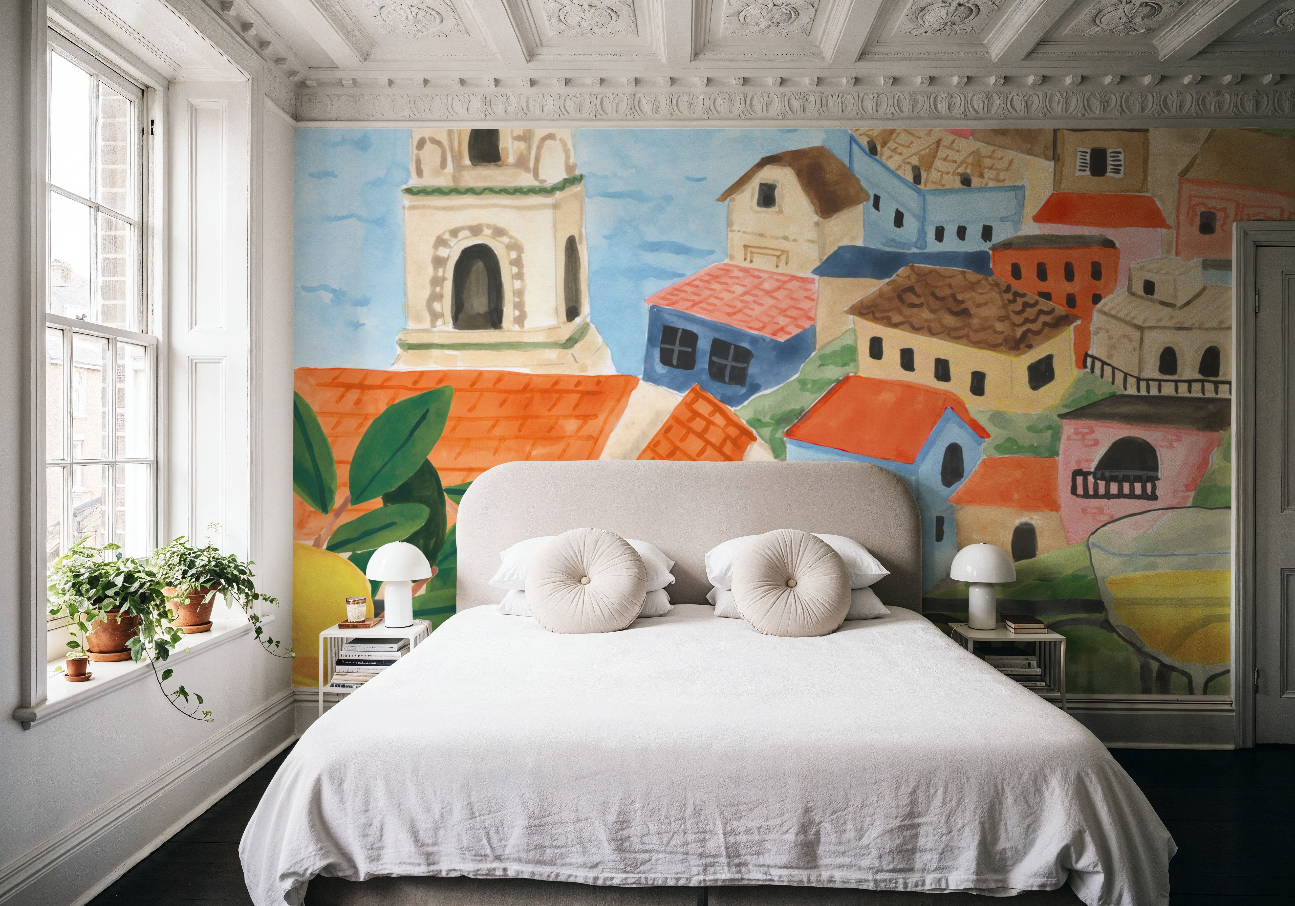 Mediterranean View I, Wallpaper