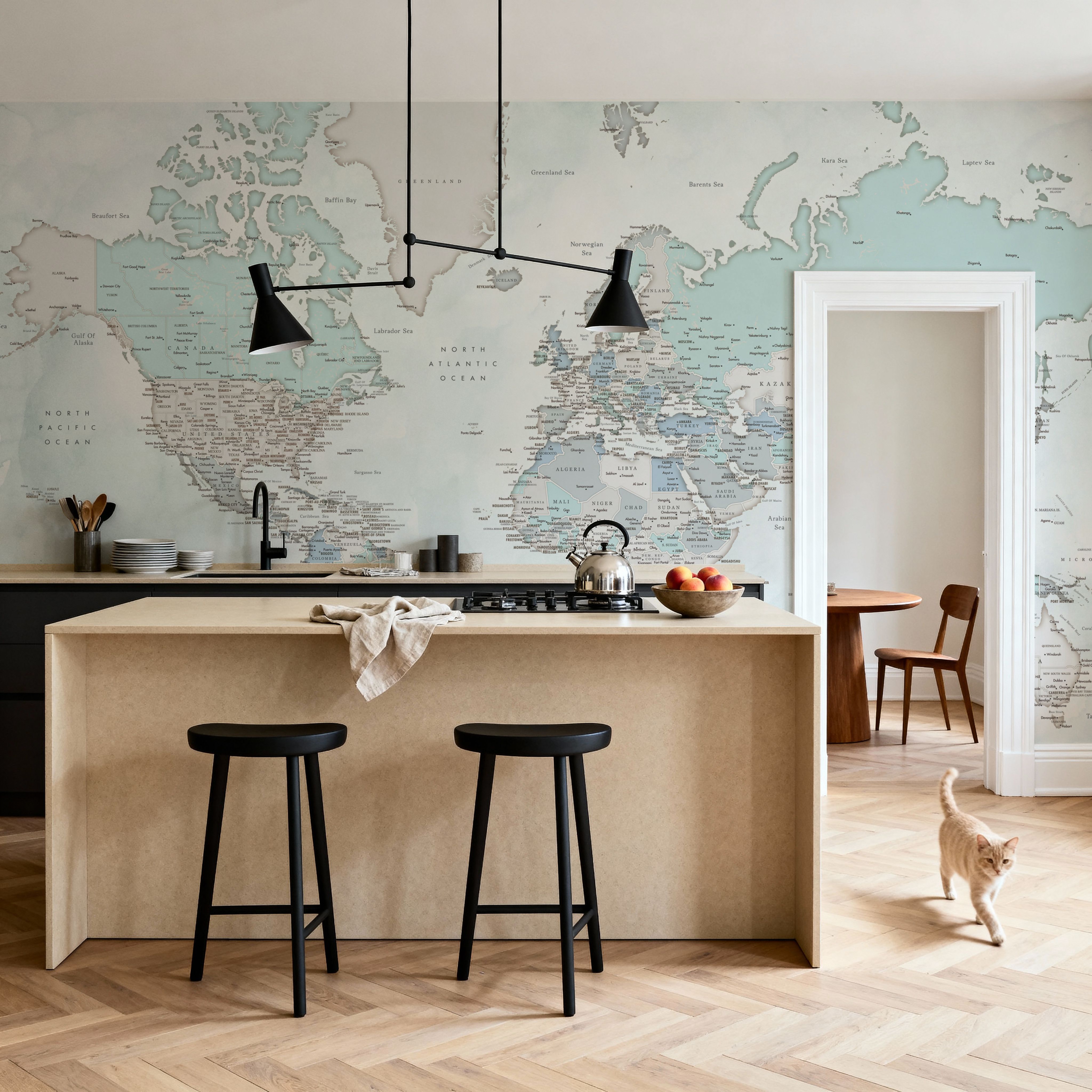 World Map Cities - Rebe