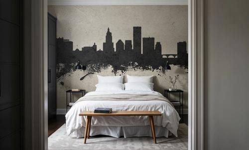 Providence Rhode Island Skyline Concrete