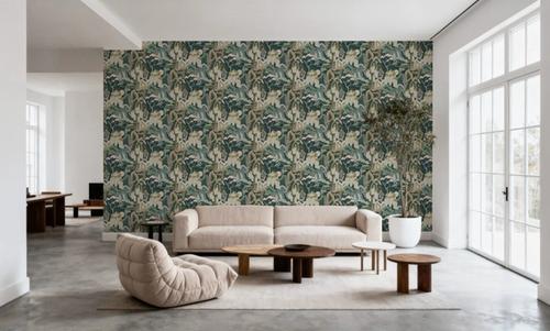 Whispers of the Mountain Pattern, Green