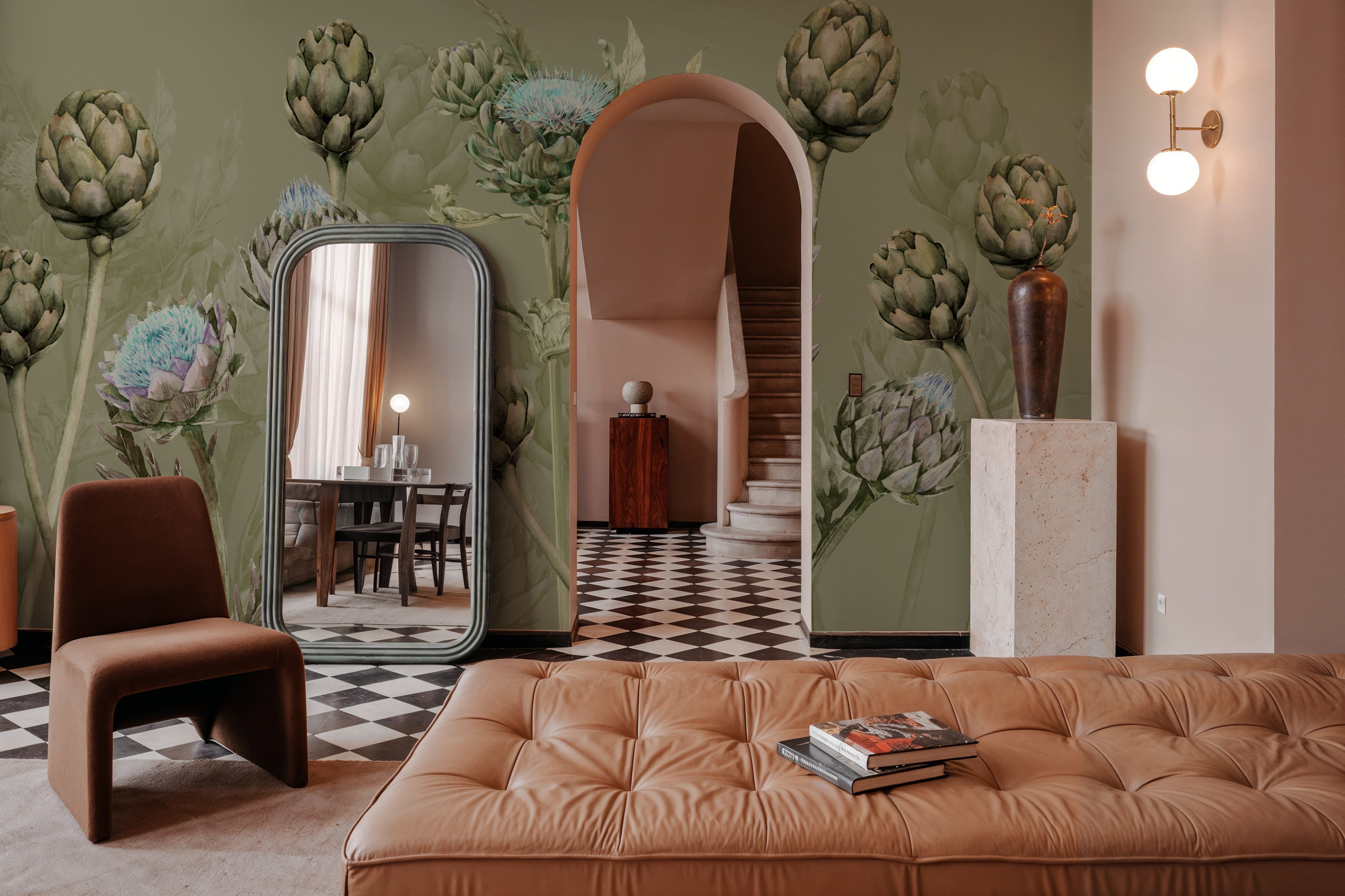 Artichoke Blooms, Pistachio