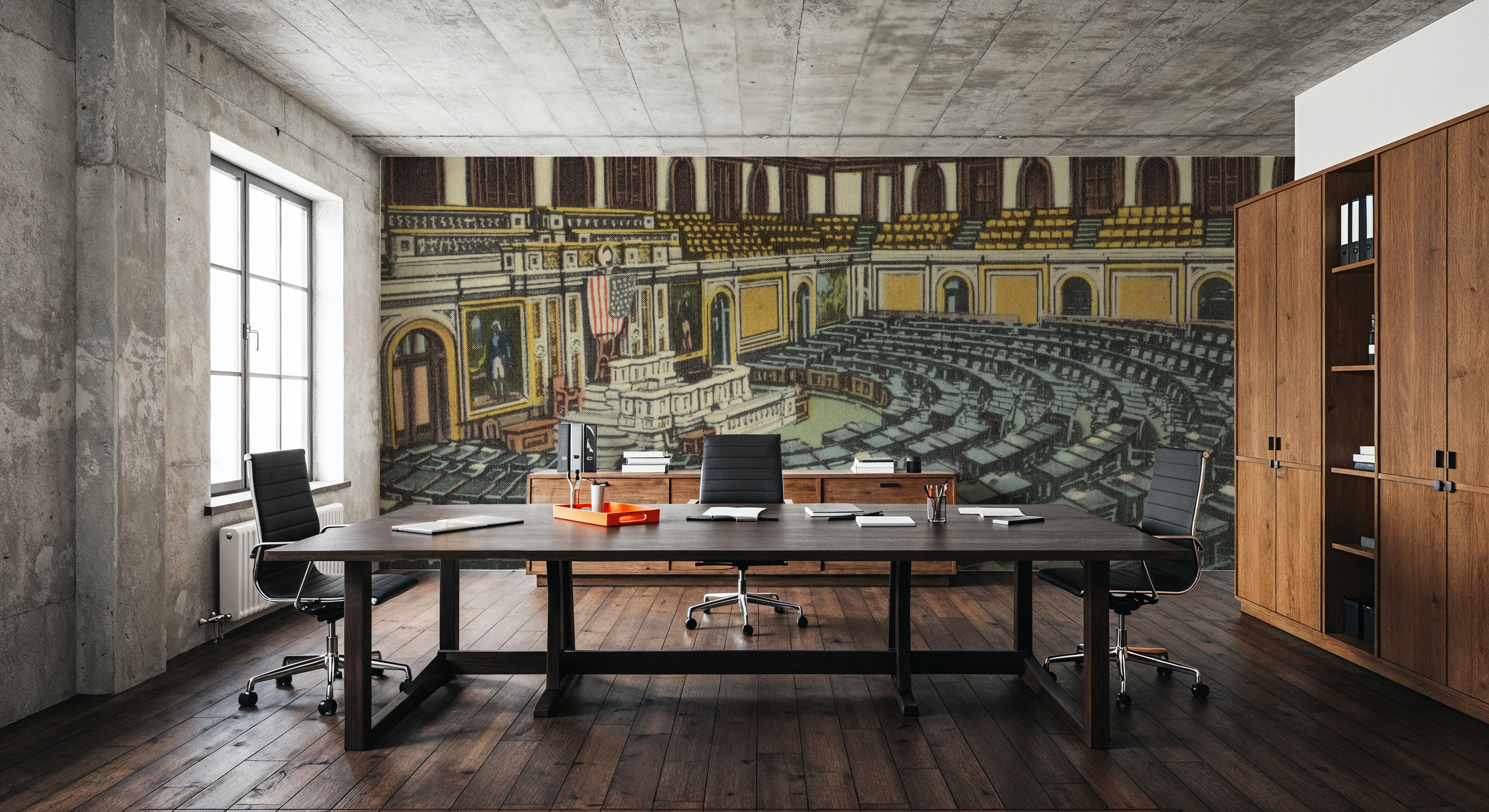 Greetings from the Power - Screenprint Postcard, Wallpaper