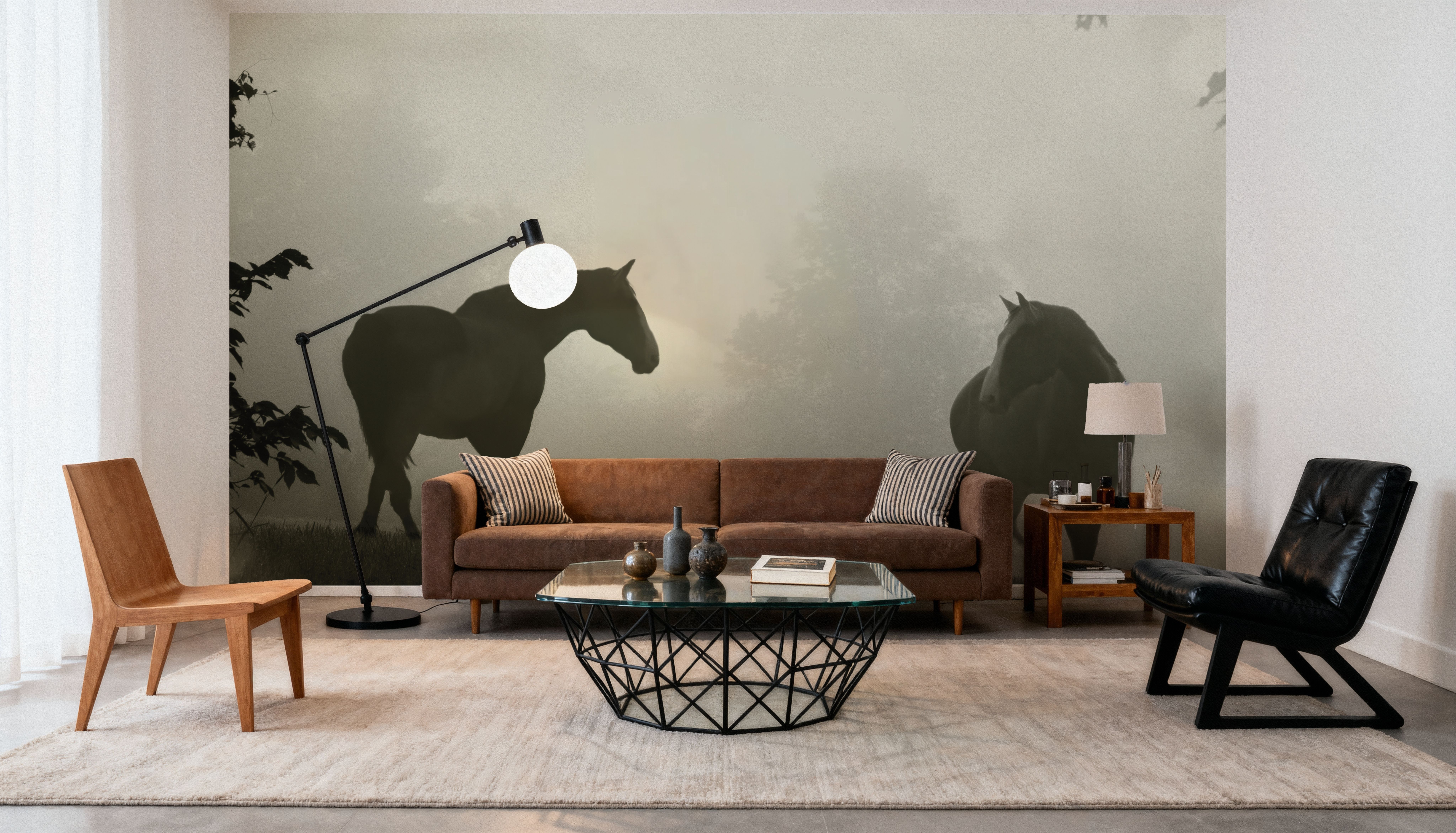 Morning Meadow Horses IV