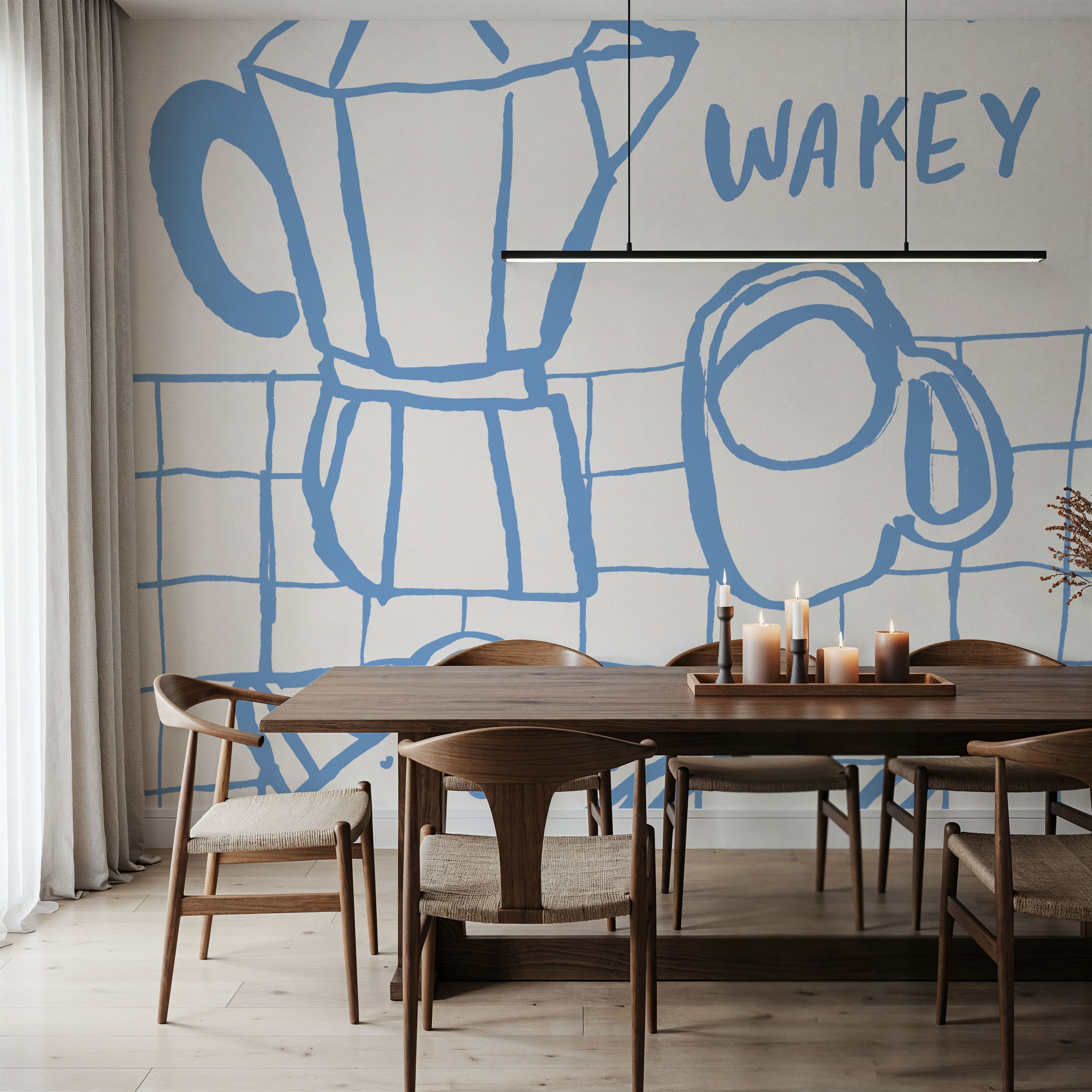 Breakfast Doodles V White