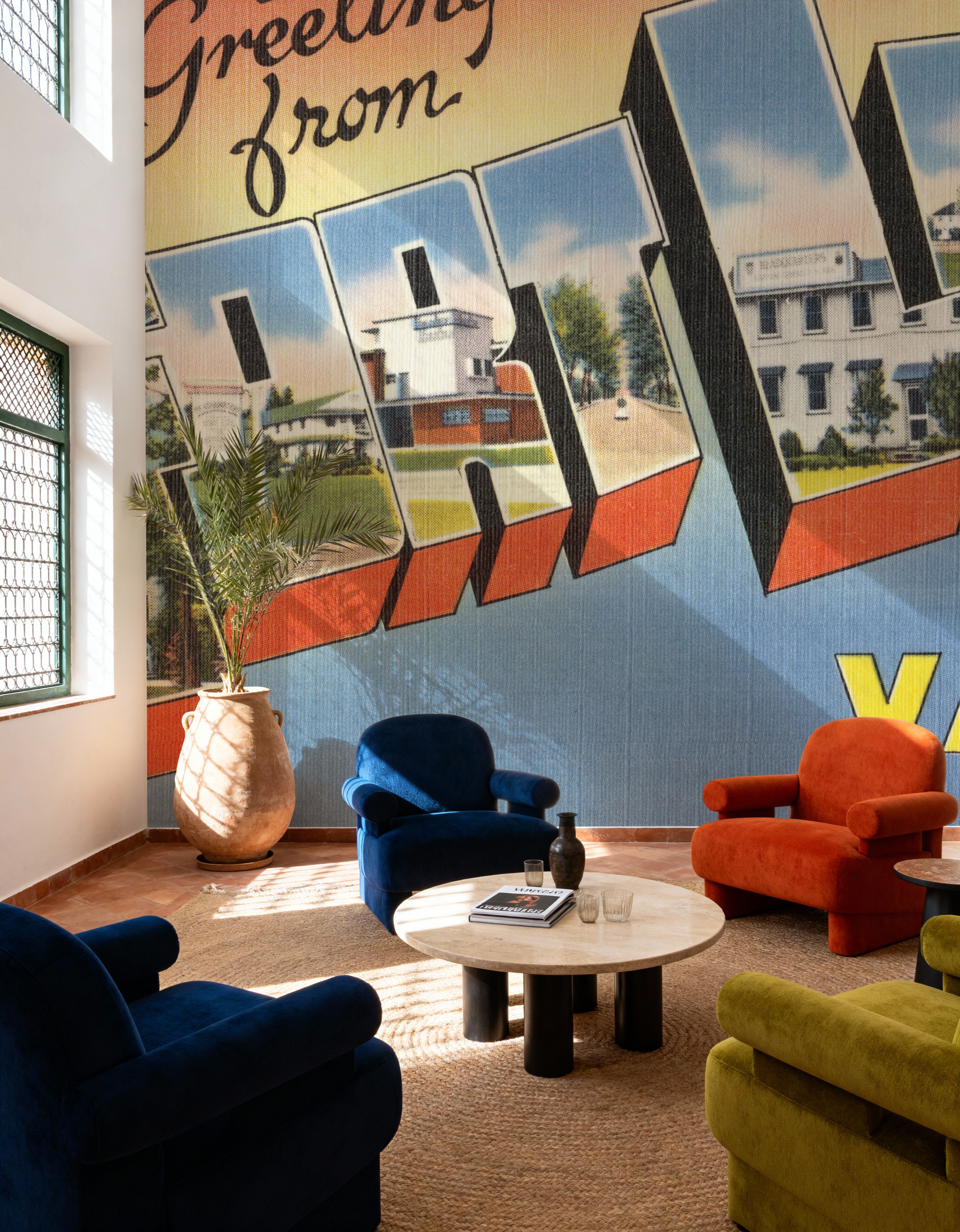 Greetings from Fort Lee - Screenprint Postcard