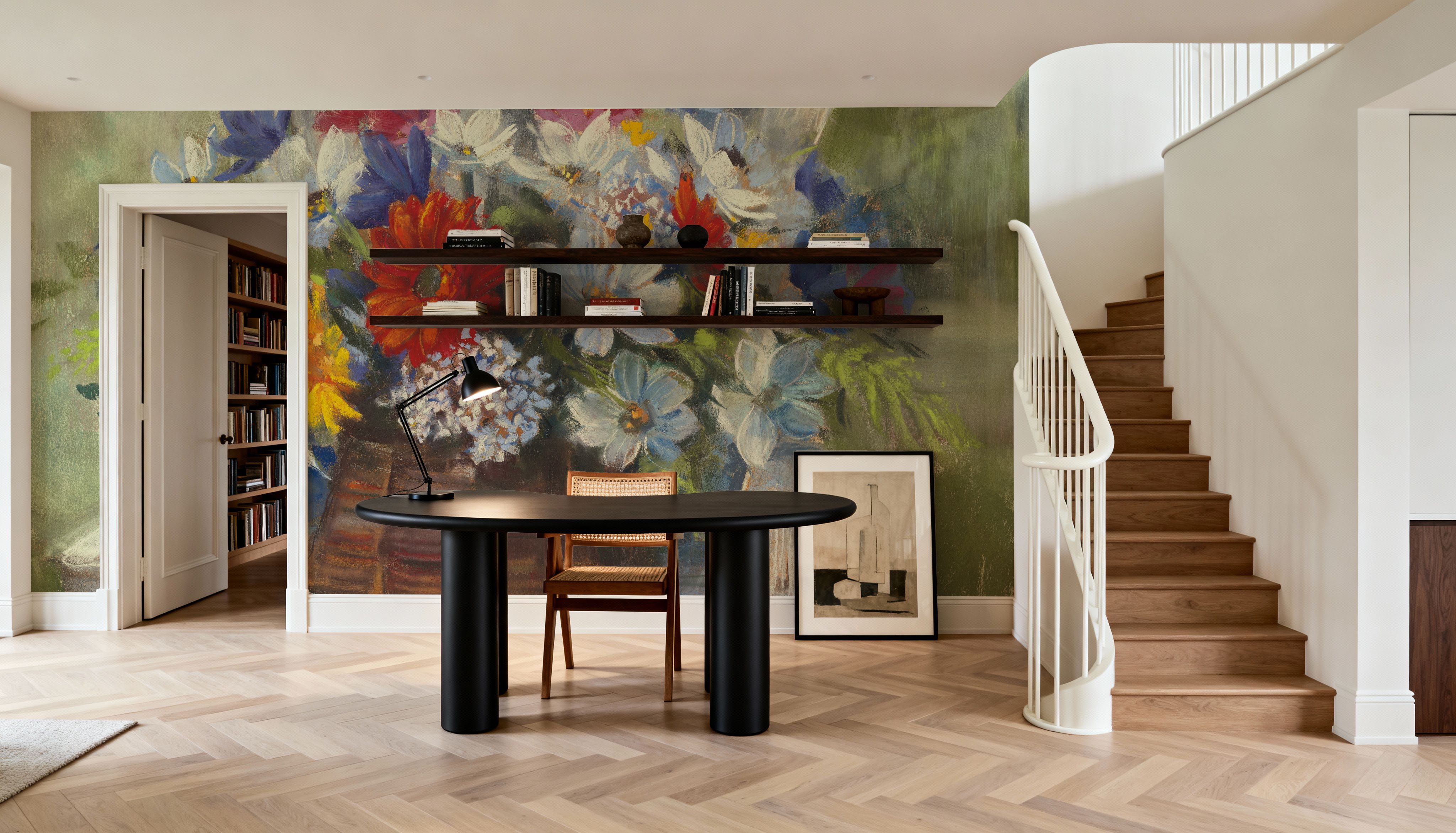 Adirondack Bouquet, Papel pintado