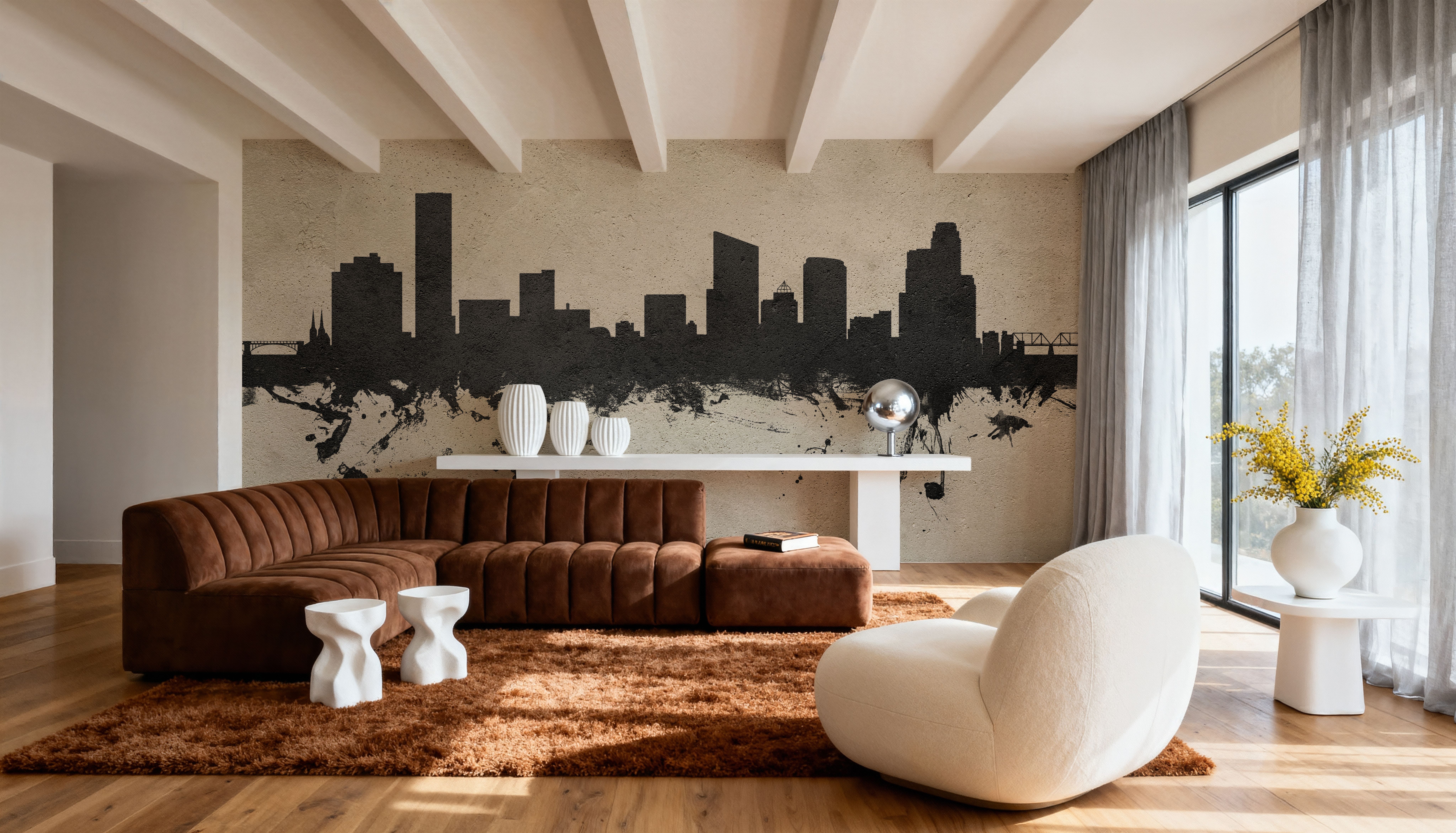 Grand Rapids Michigan Skyline Concrete