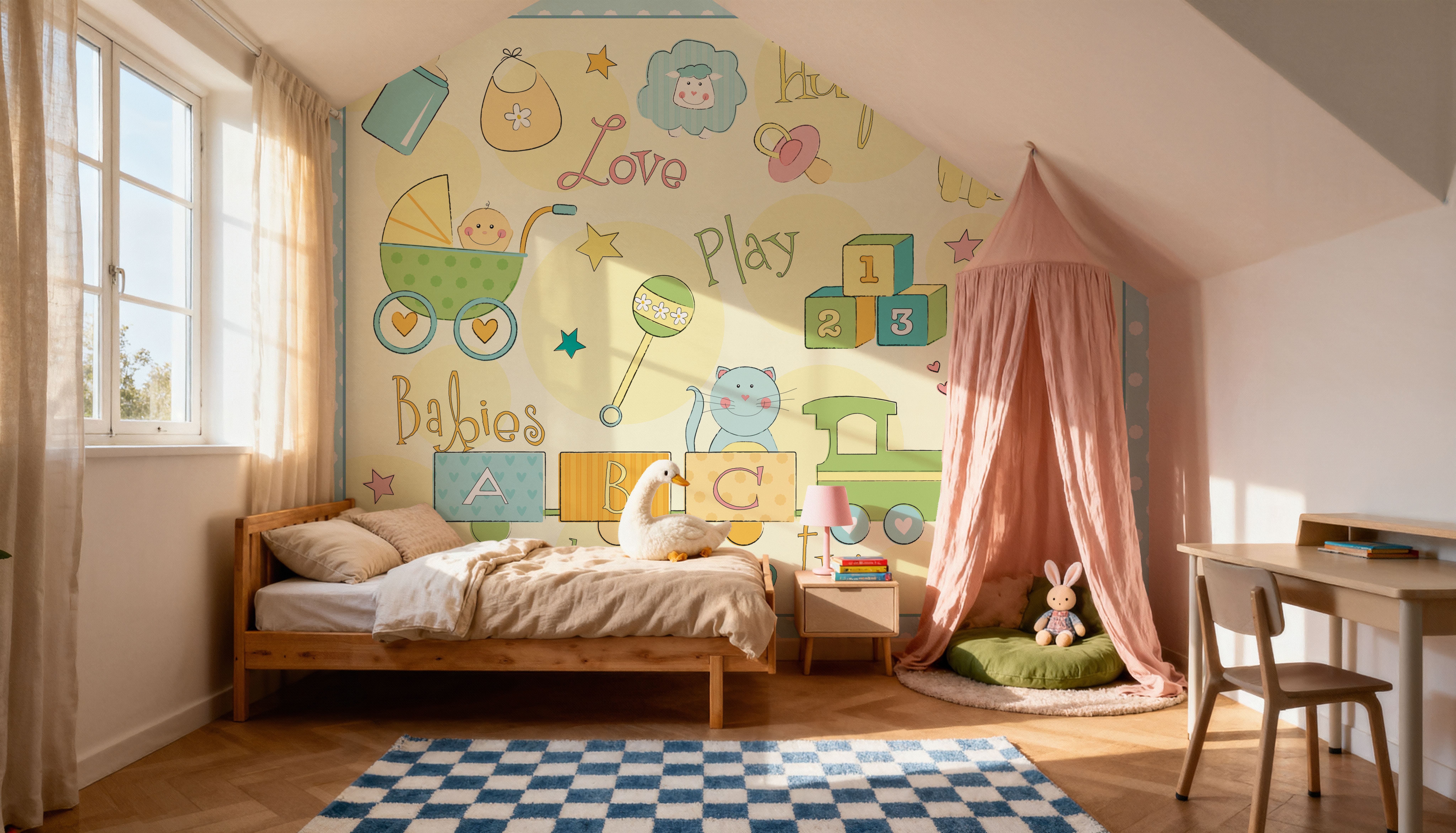 Toys and Hugs I Blue