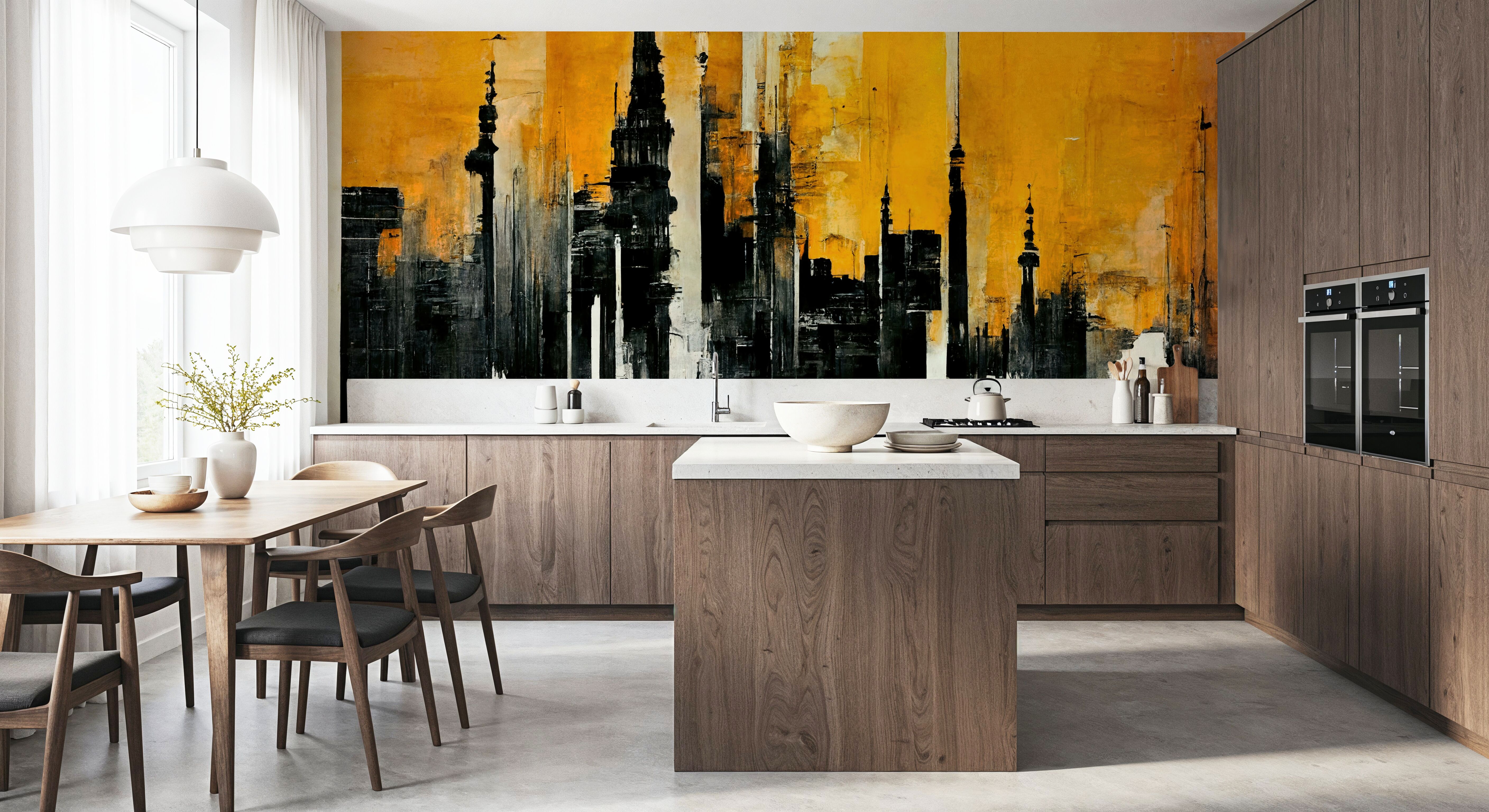 Glowing Cityscape