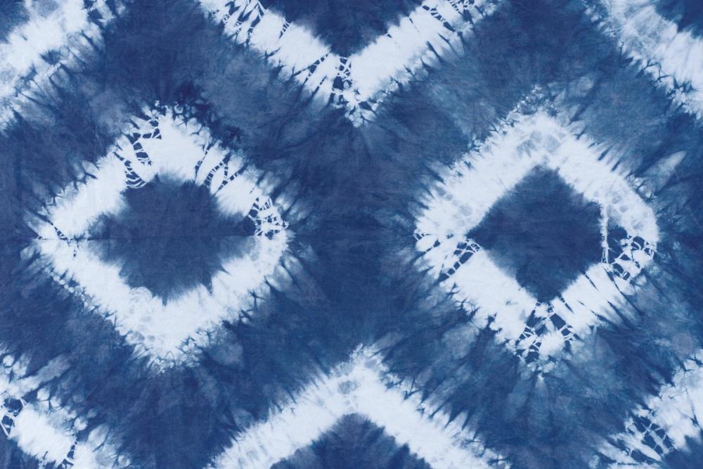 Blue batik pattern