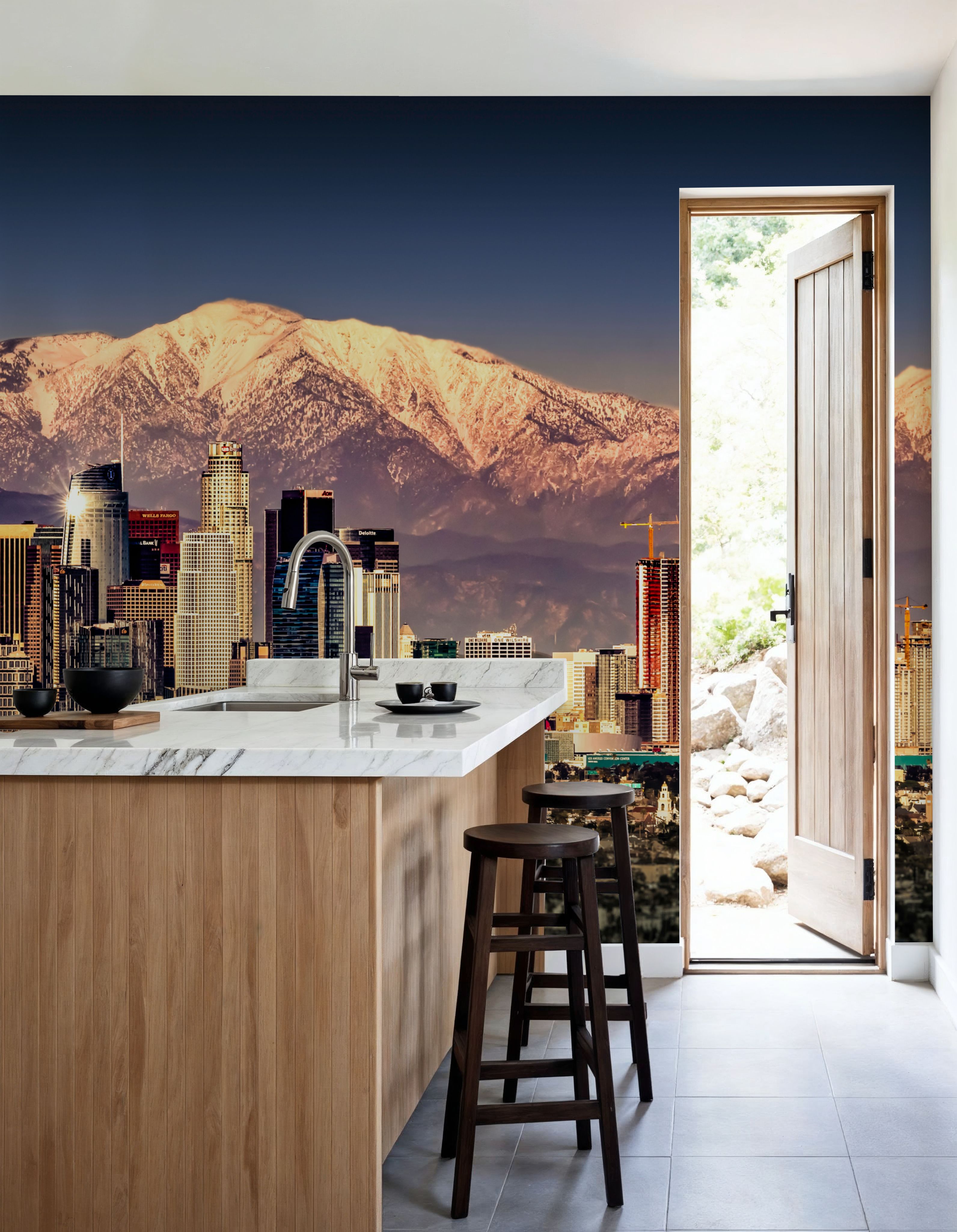 Snowcapped Mountains Los Angeles