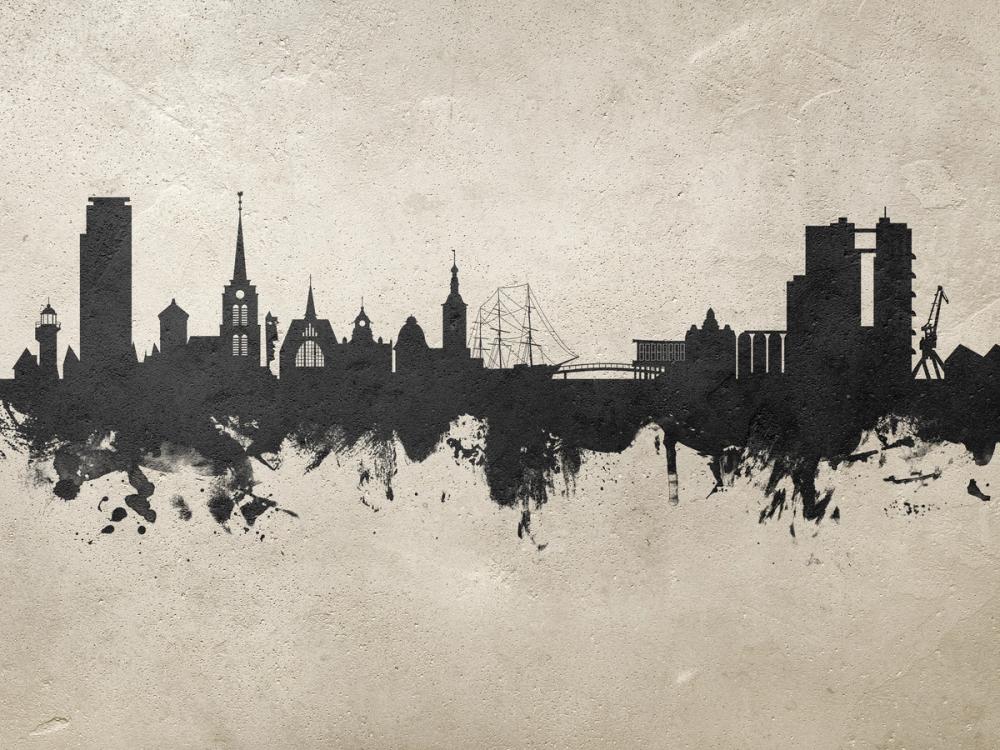 Halmstad Sweden Skyline Concrete