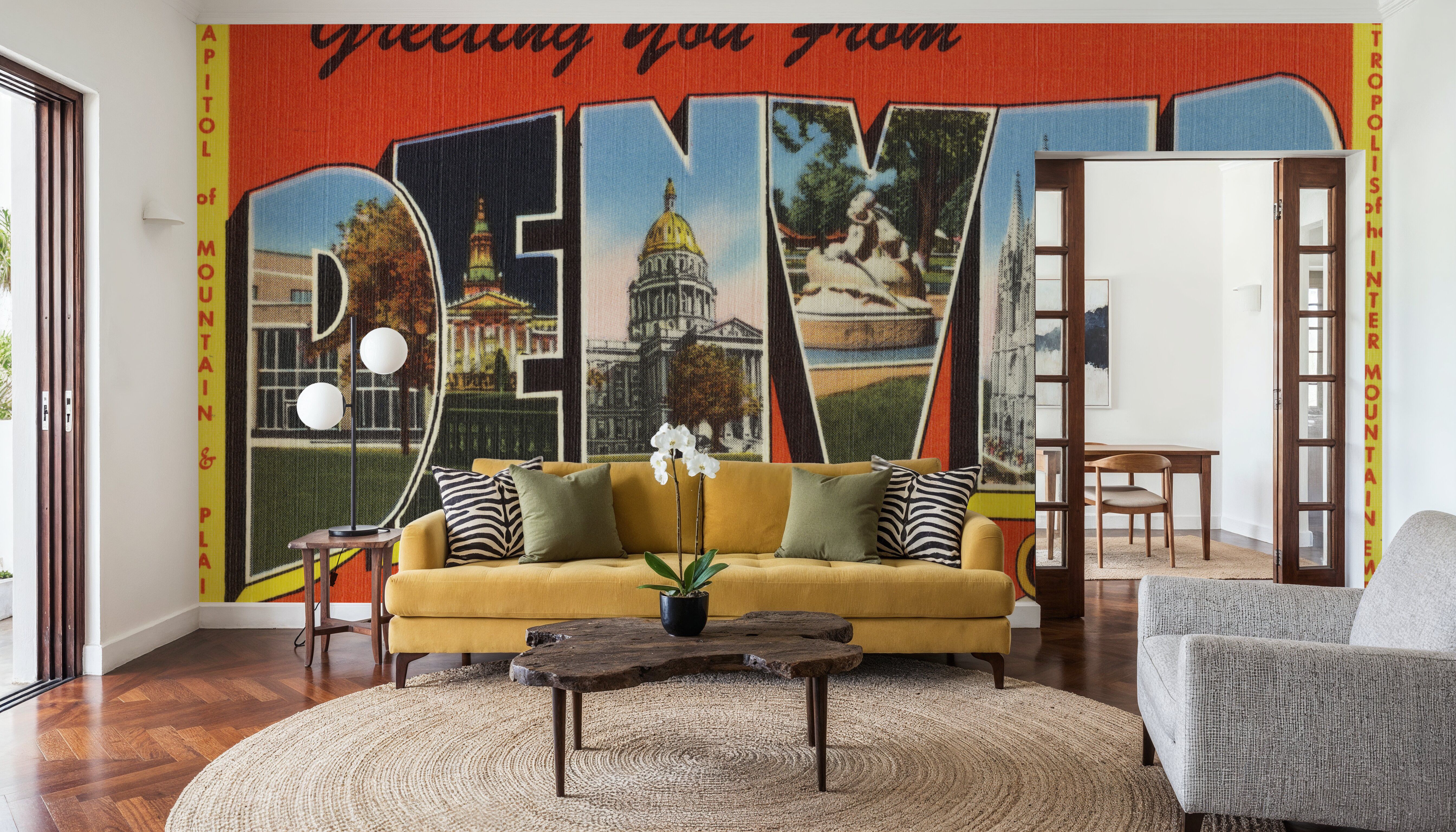 Greetings from Denver - Screenprint Postcard