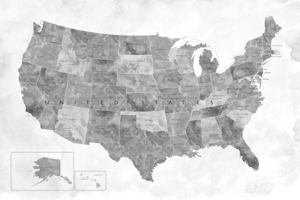 US State Map - Jimmy Wash
