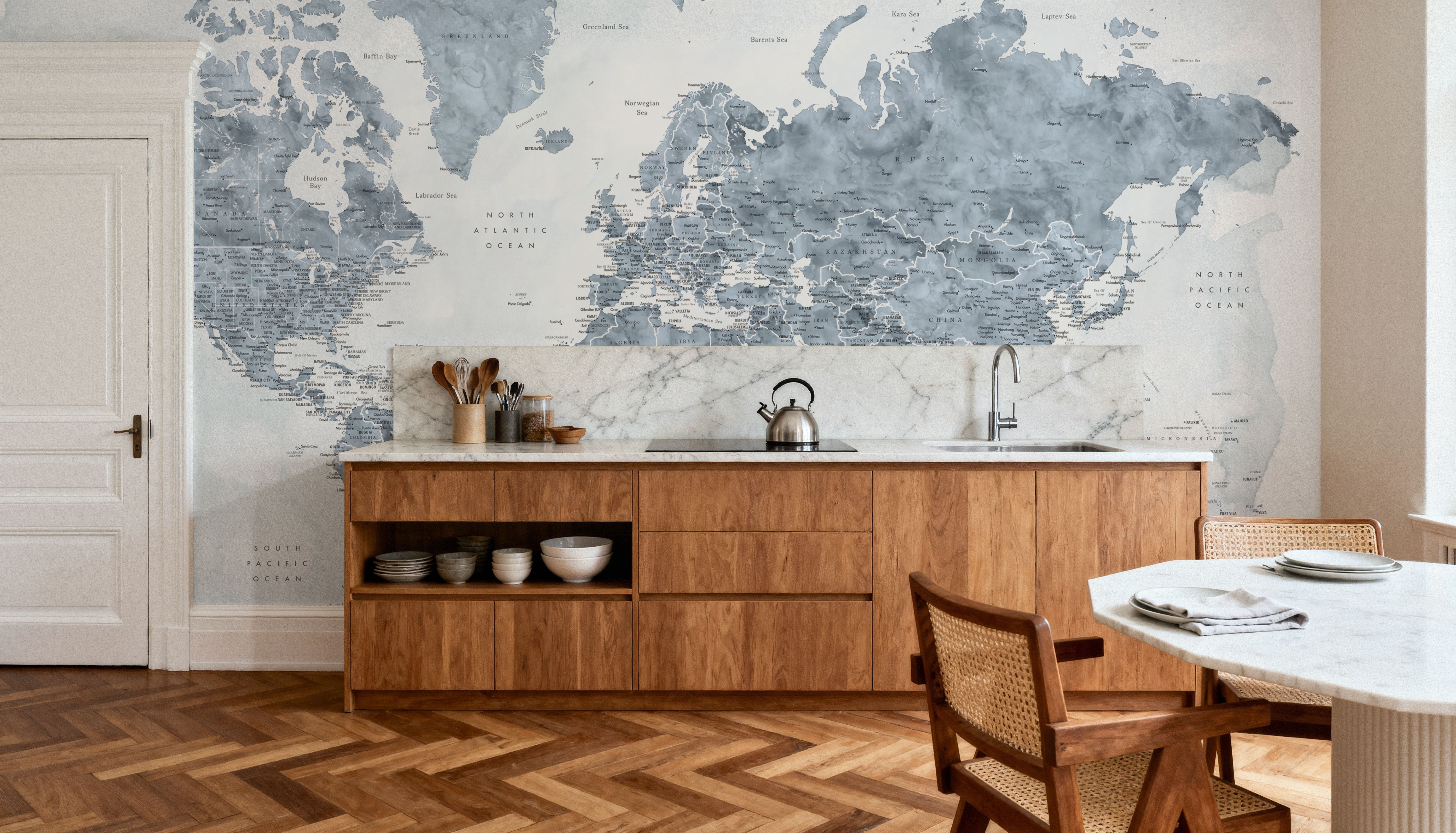 World Map Cities - Jacq