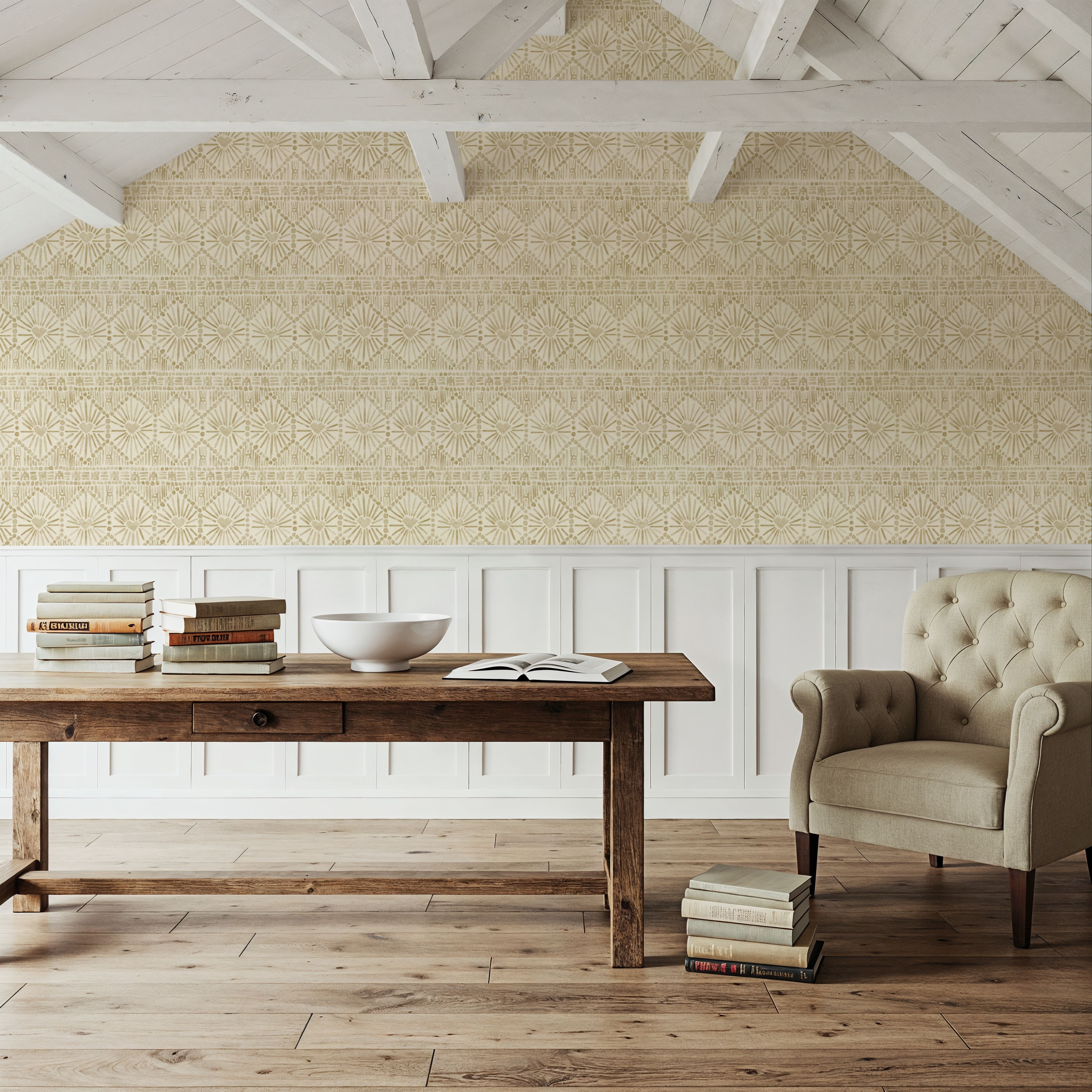 Paradise Fountain Beige on Beige