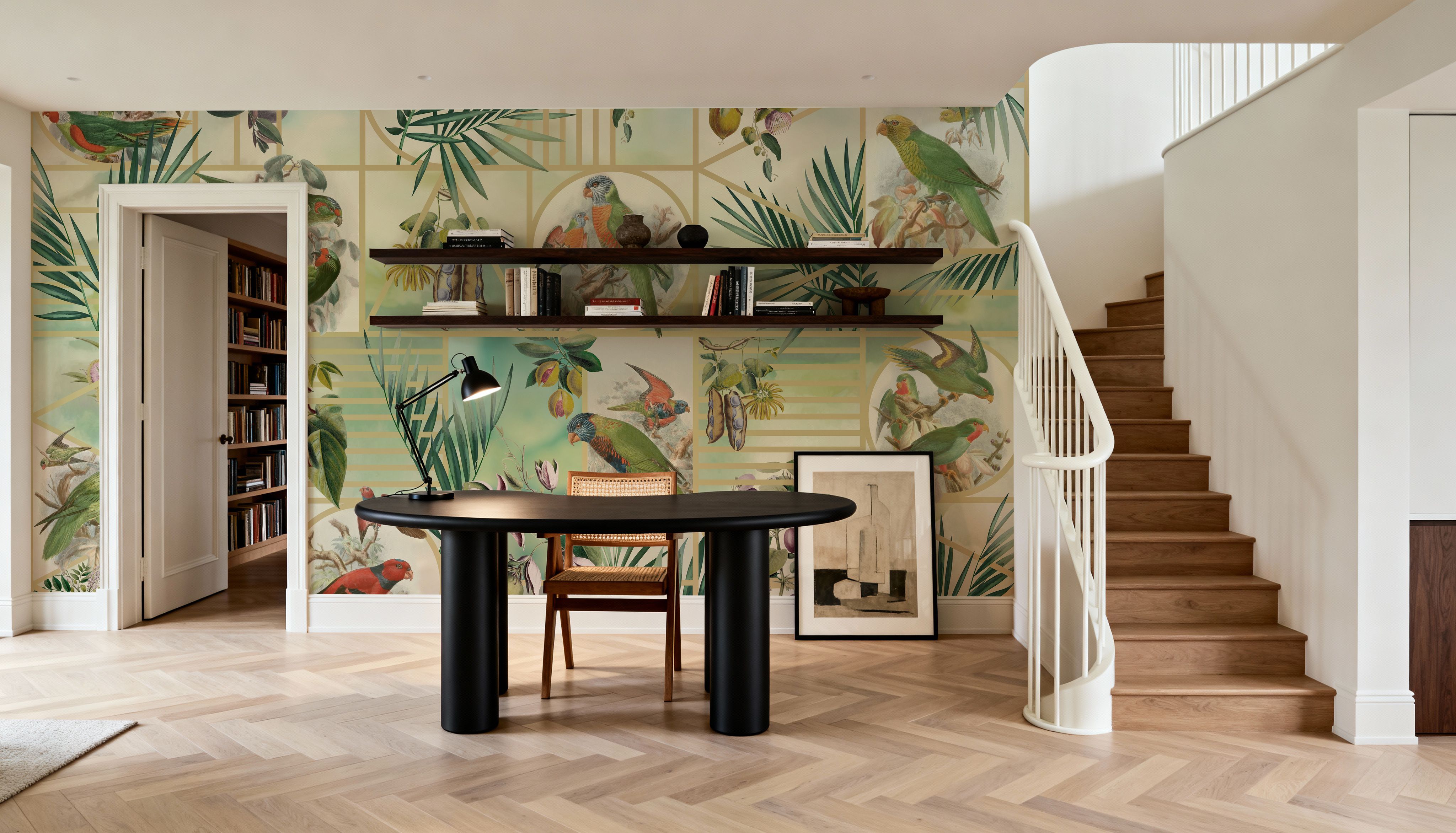 In the Conservatory, Papier peint