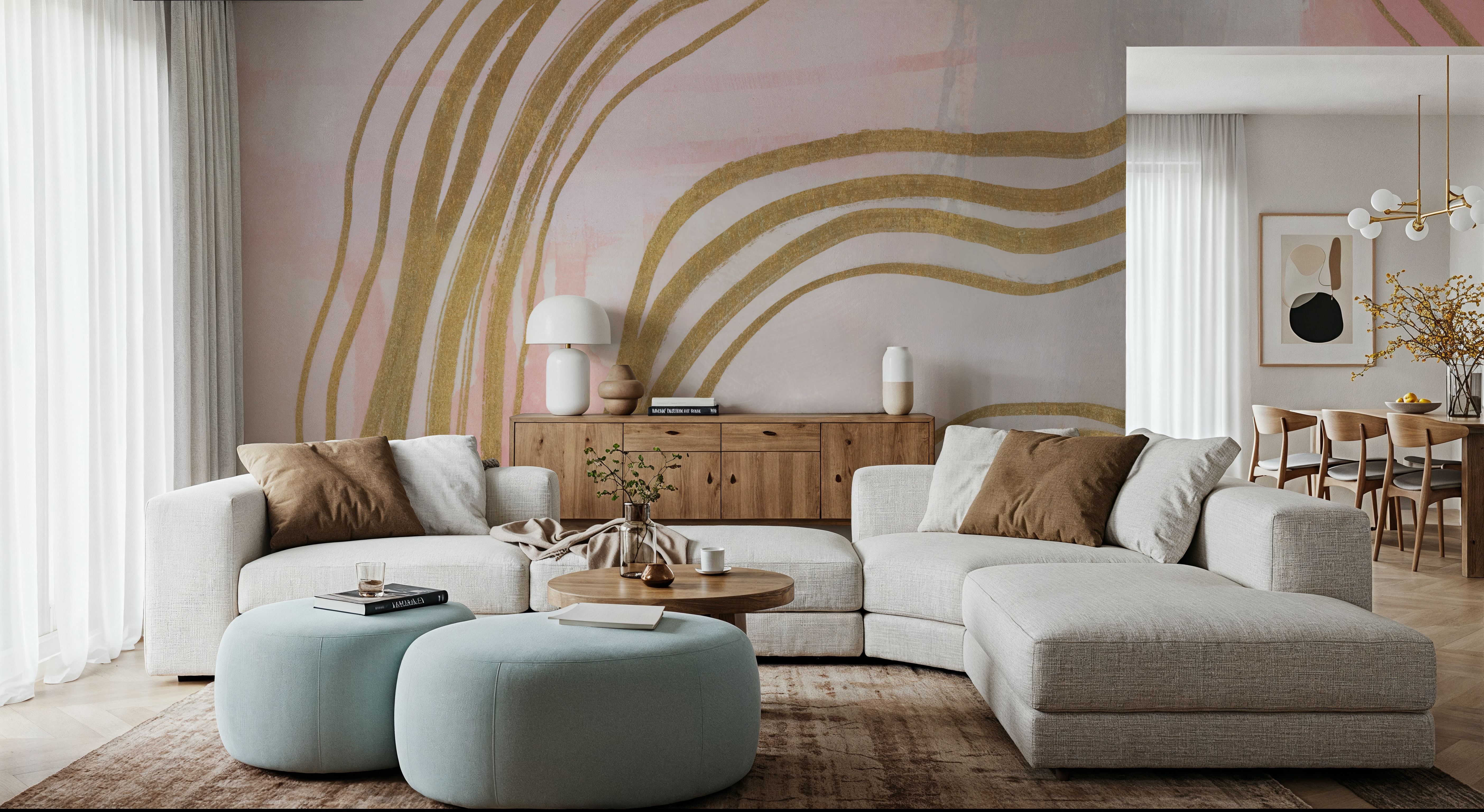 Pink and Bright Abstract I