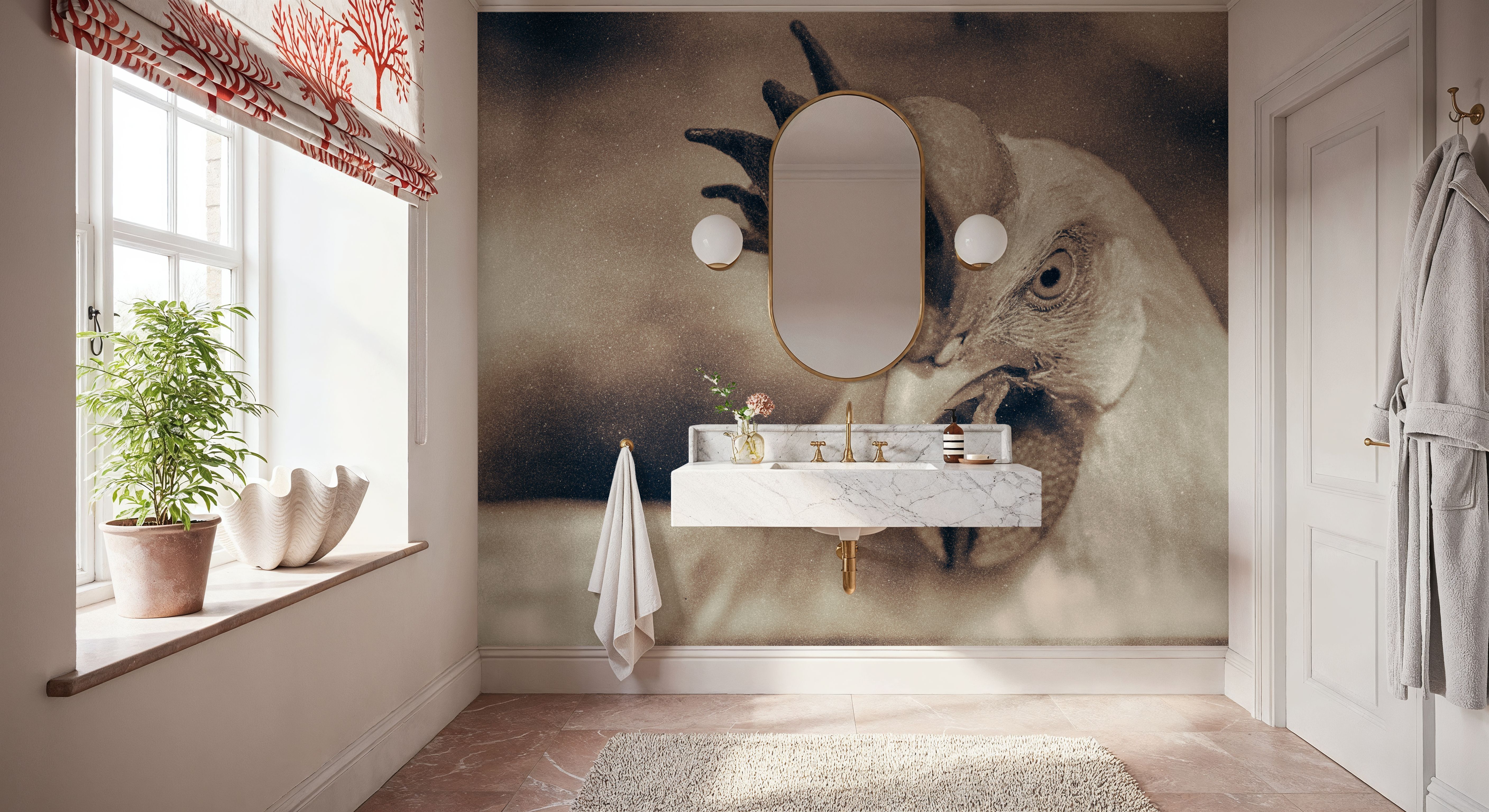 Chicken in the Sun II Sepia