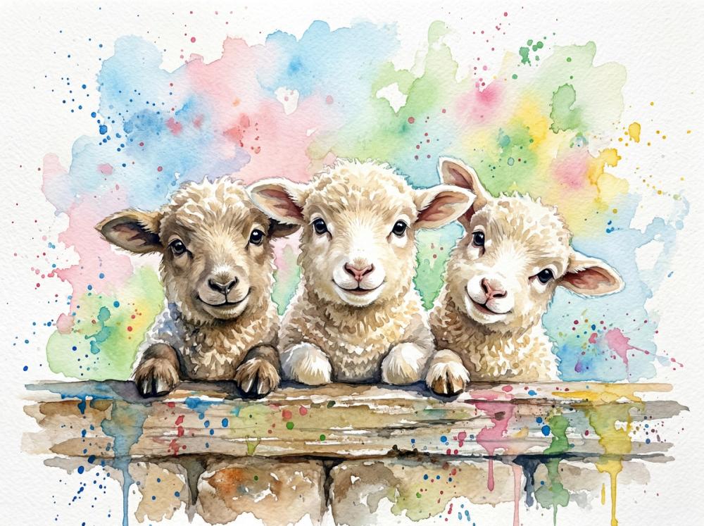 Sheep - Cute Baby Animals Series