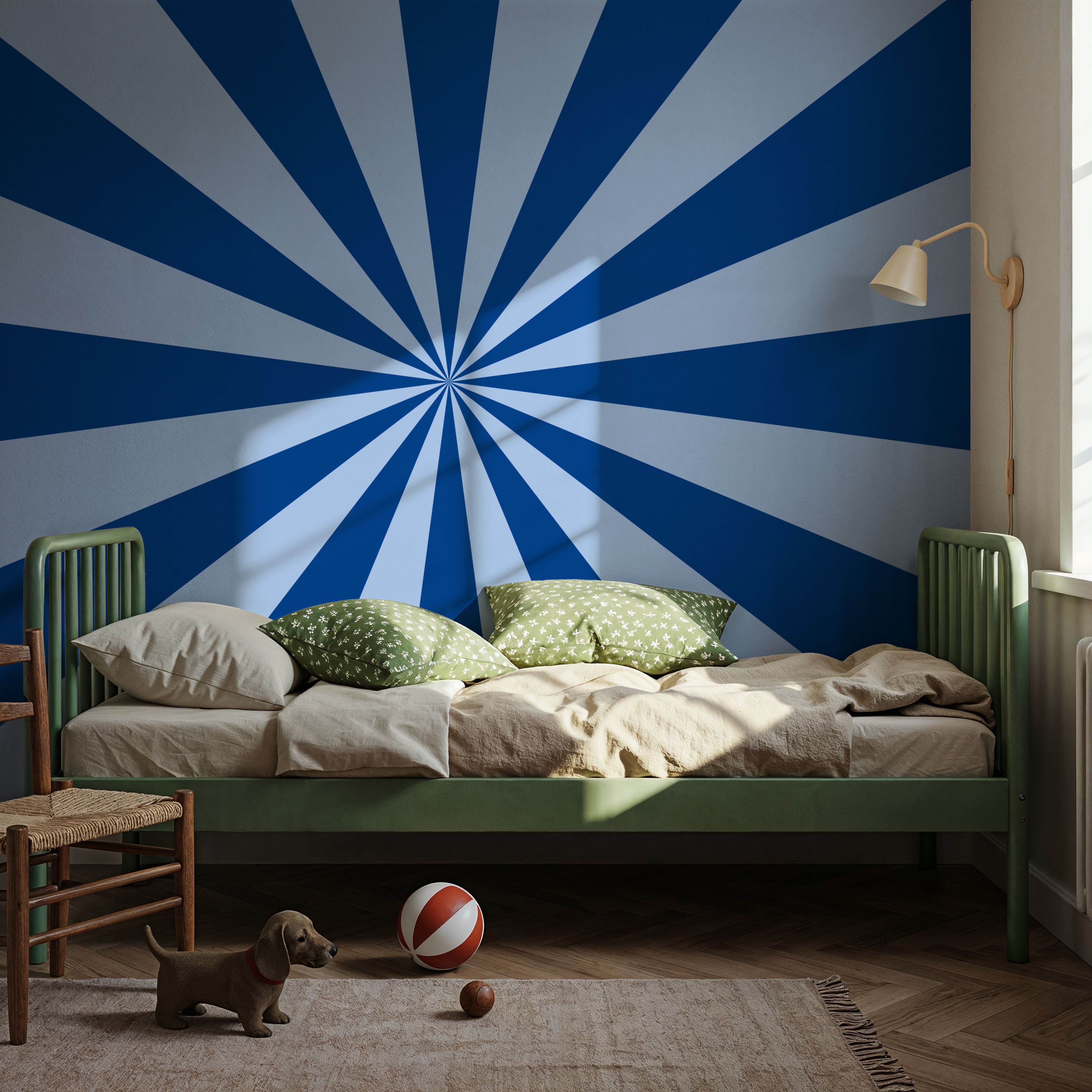 Circus Ceiling, Blue on Blue