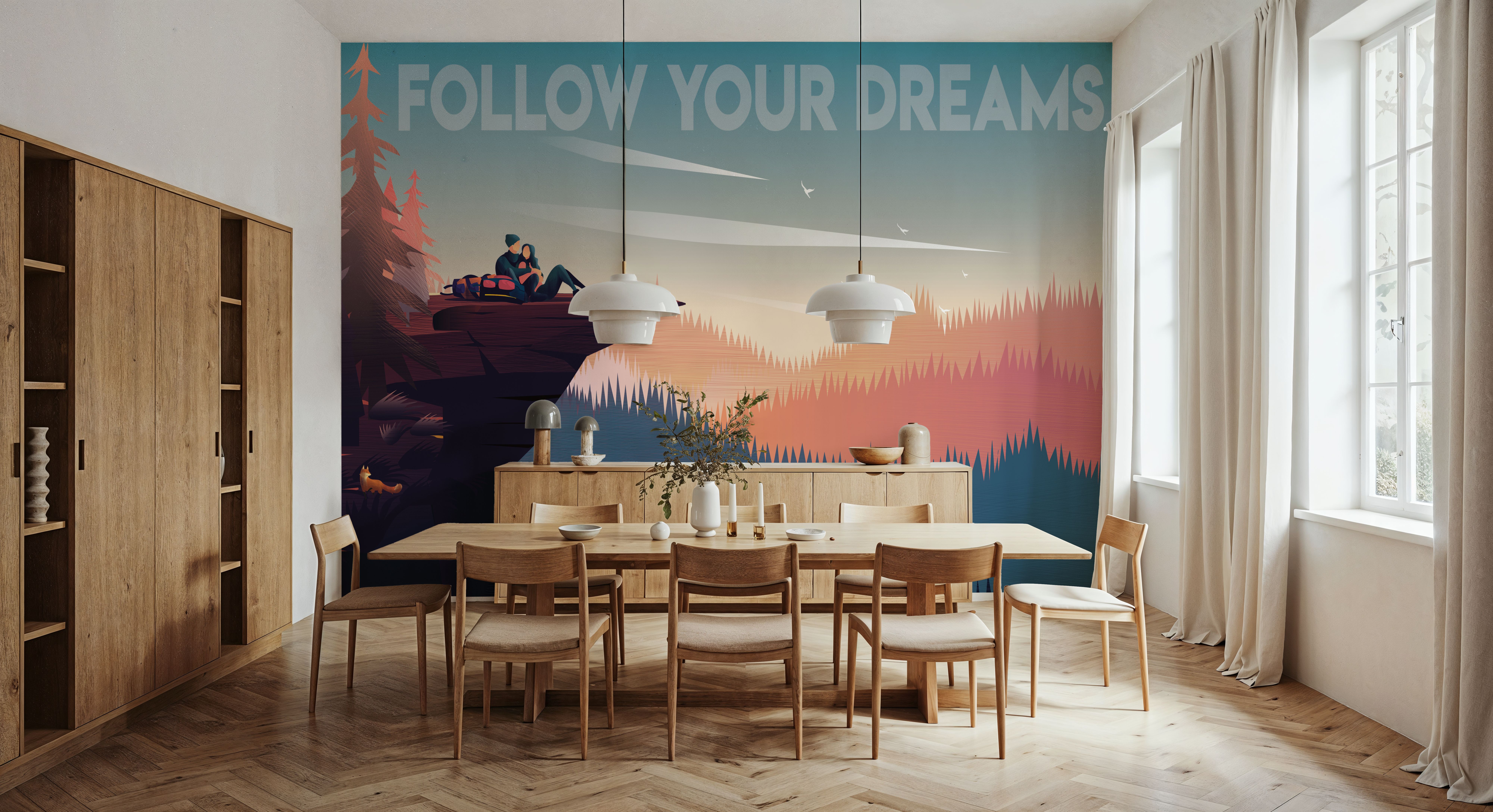 Follow Your Dreams, Papier peint