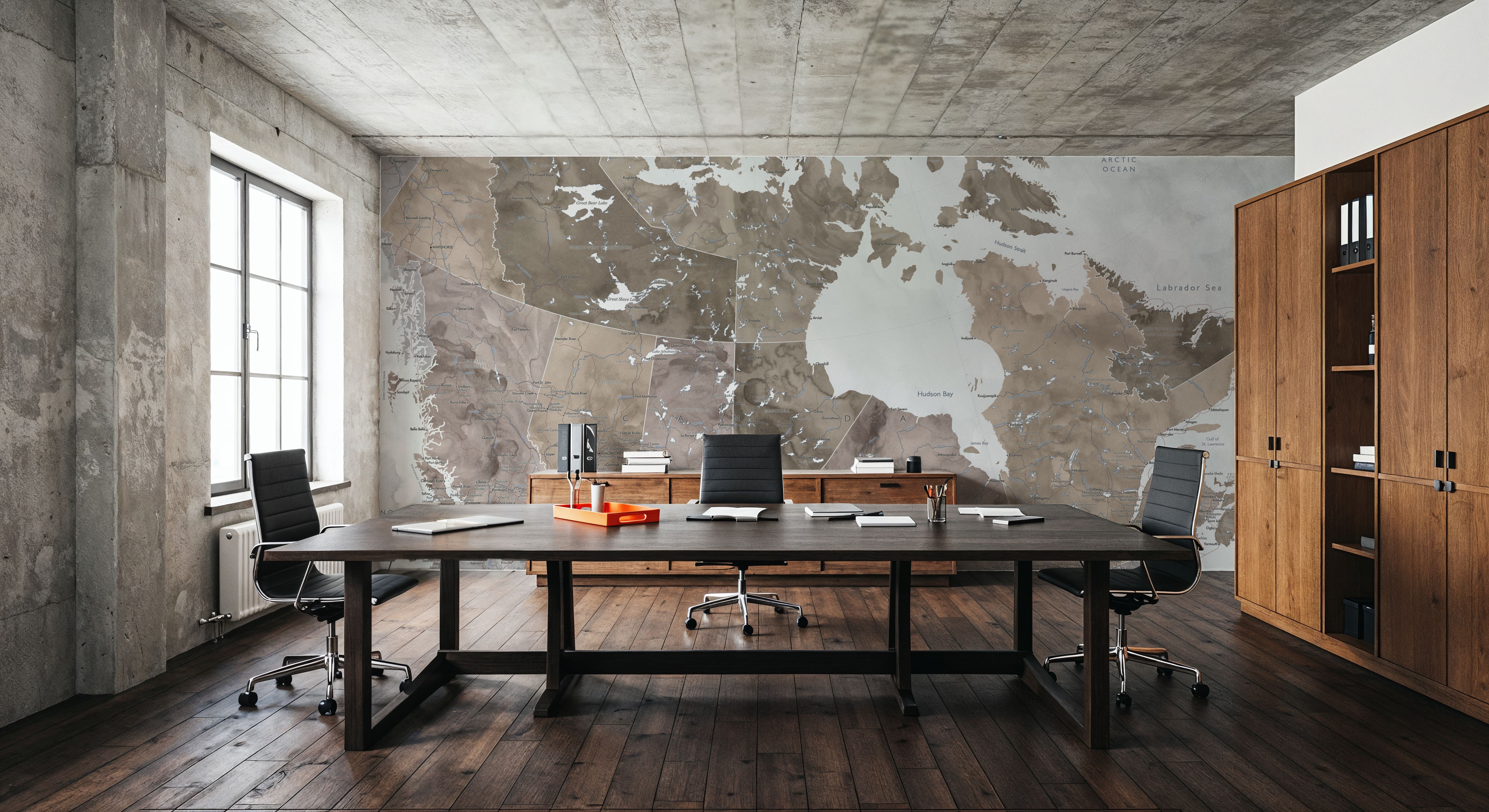 Canada Map Detailed - Abey