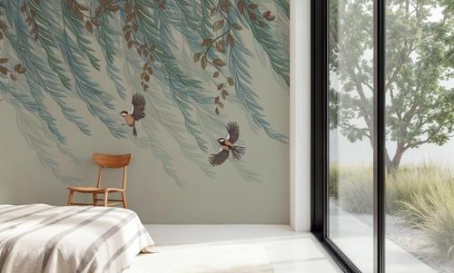 Willow & Birds, Pistachio