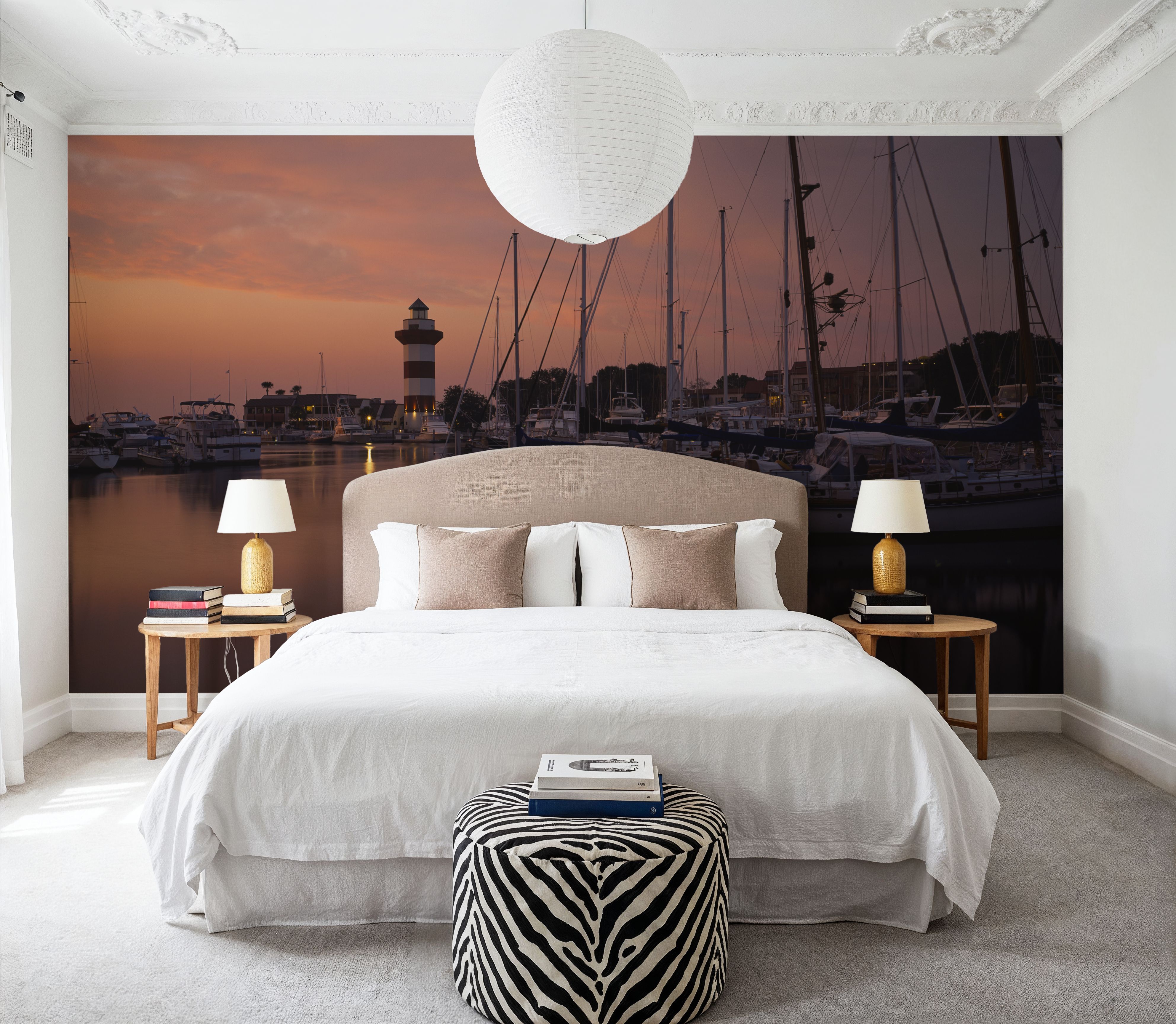 Harbor Lighthouse Sunset