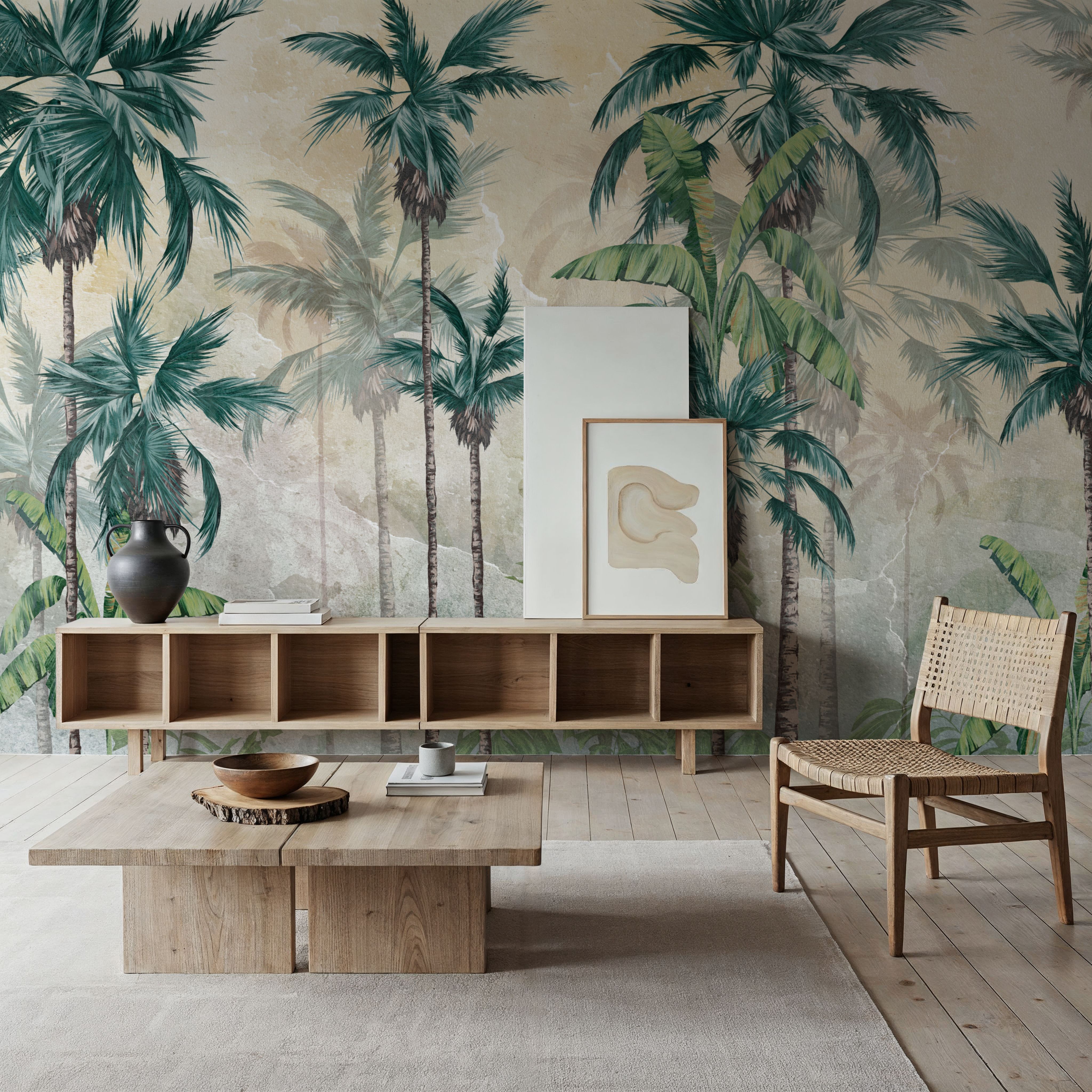 Textured Palm Paradise