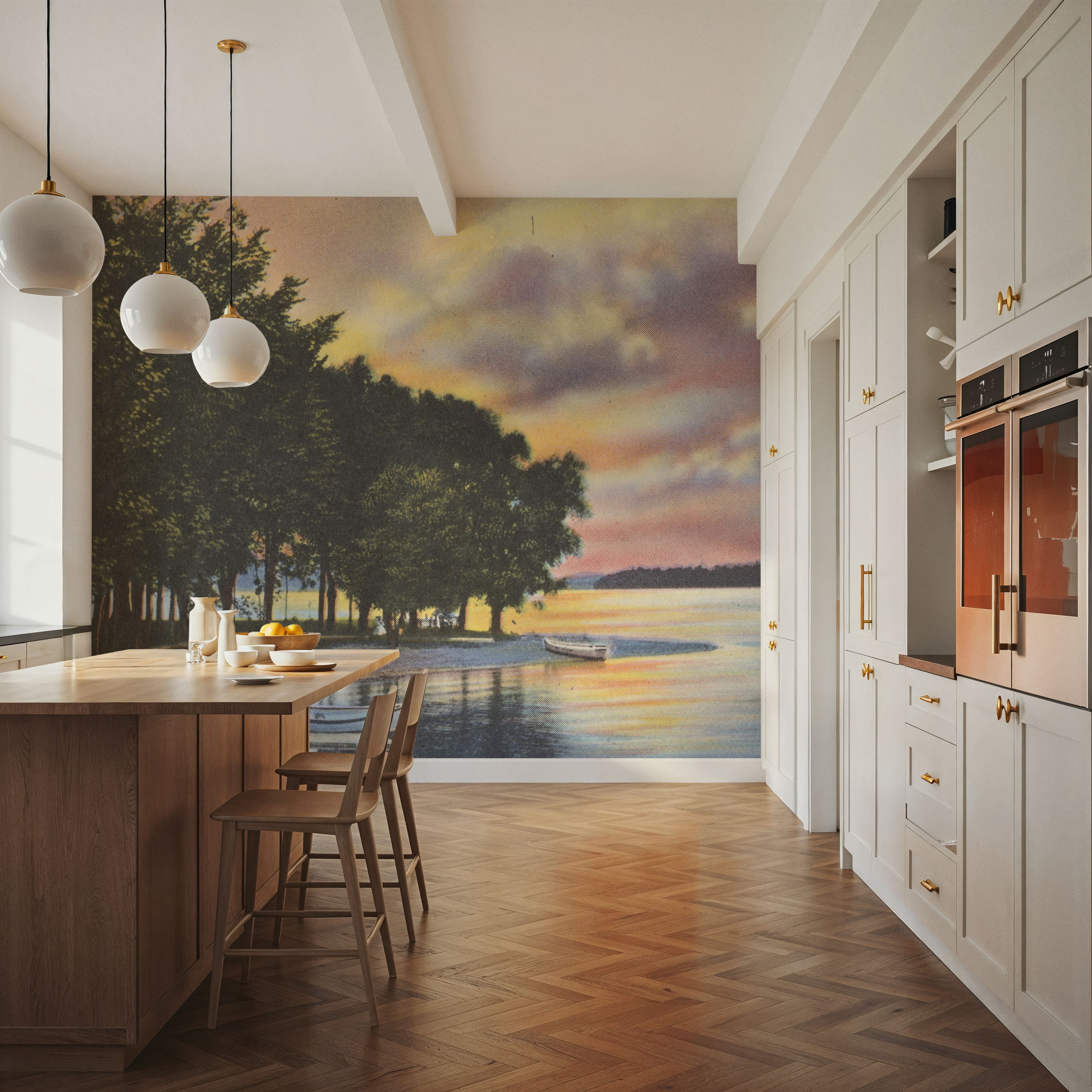 Summer Evenings - Screenprint Postcard