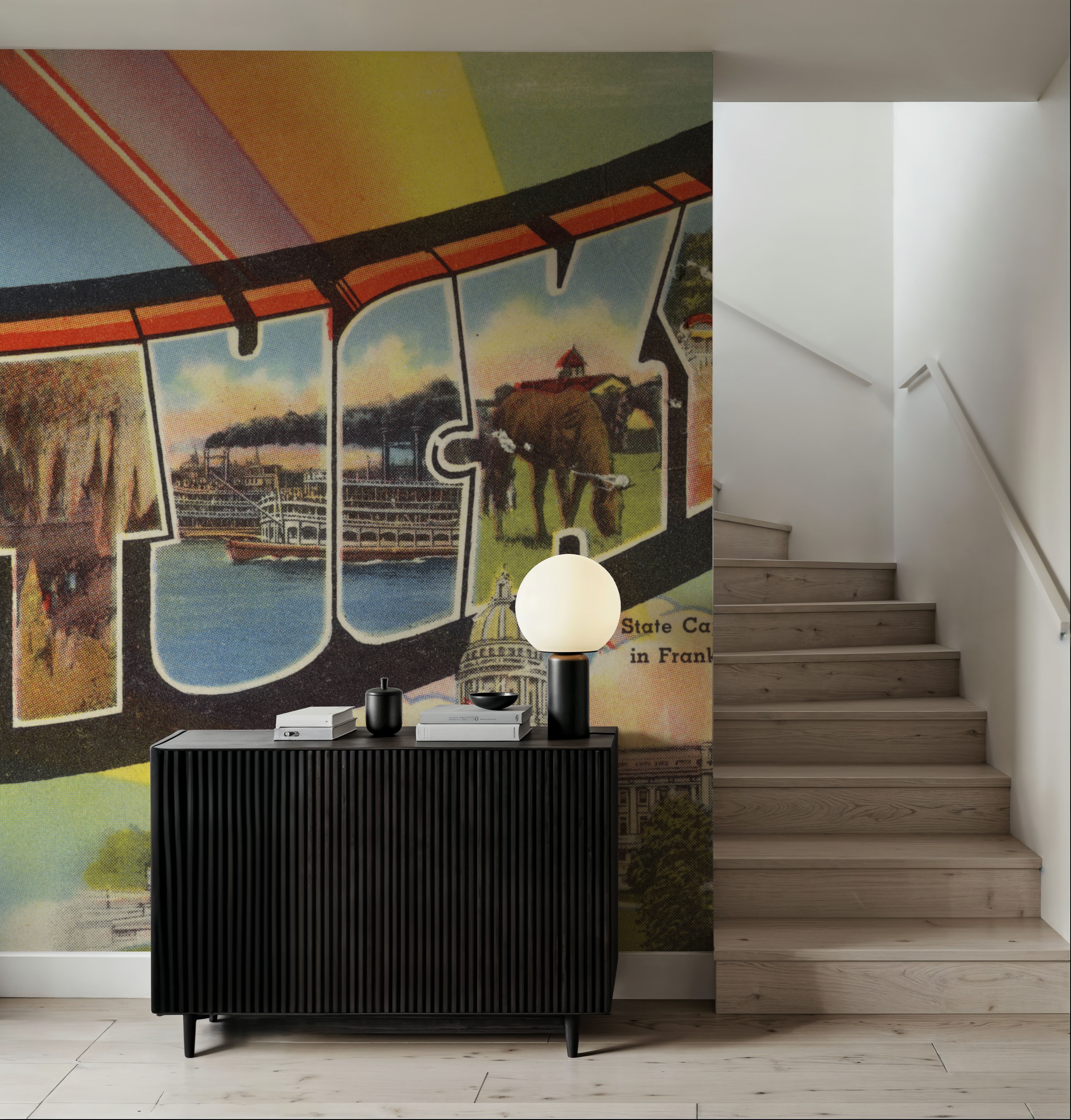 Greetings from Kentucky - Screenprint Postcard