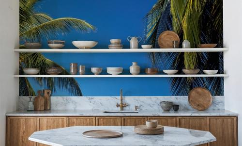 Azure Palms Horizontal