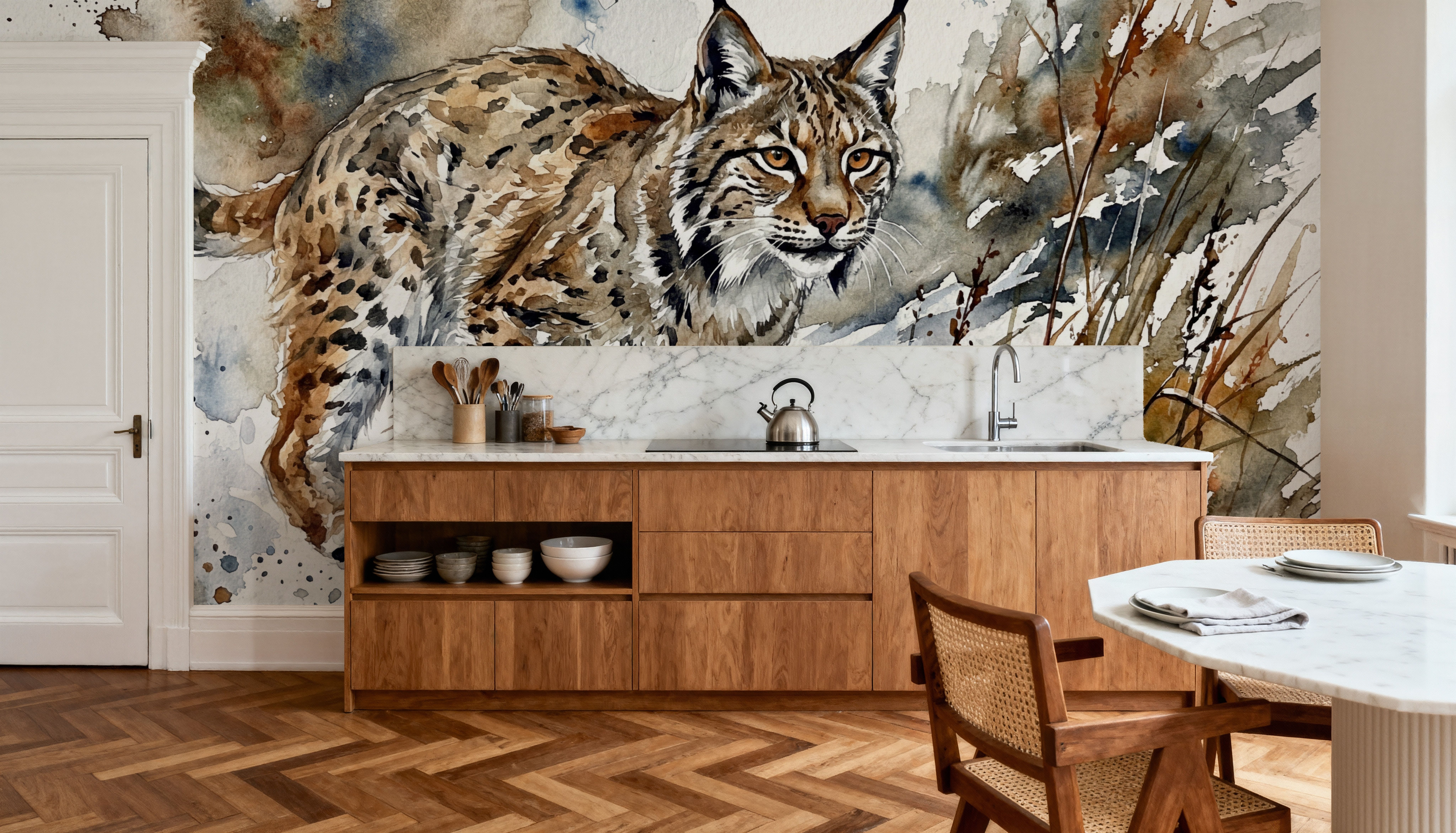 Lynx - Watercolor Predators Series