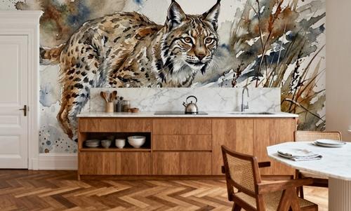 Lynx - Watercolor Predators Series