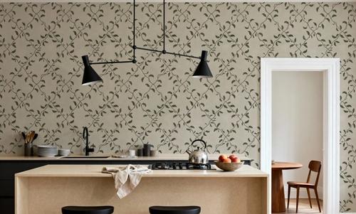 Emerald Trellis, Cream