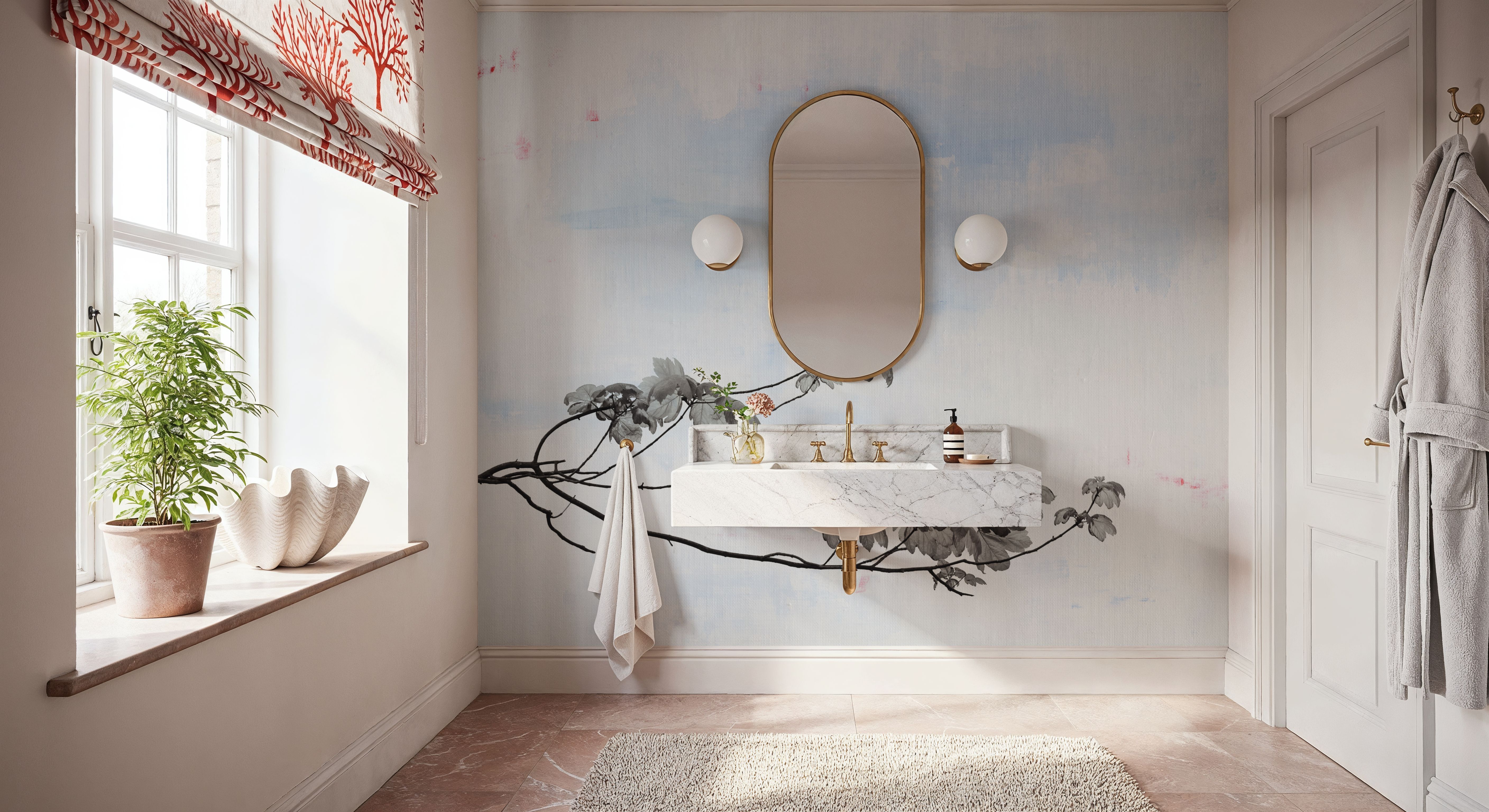 Spring Leaves, Carte da parati